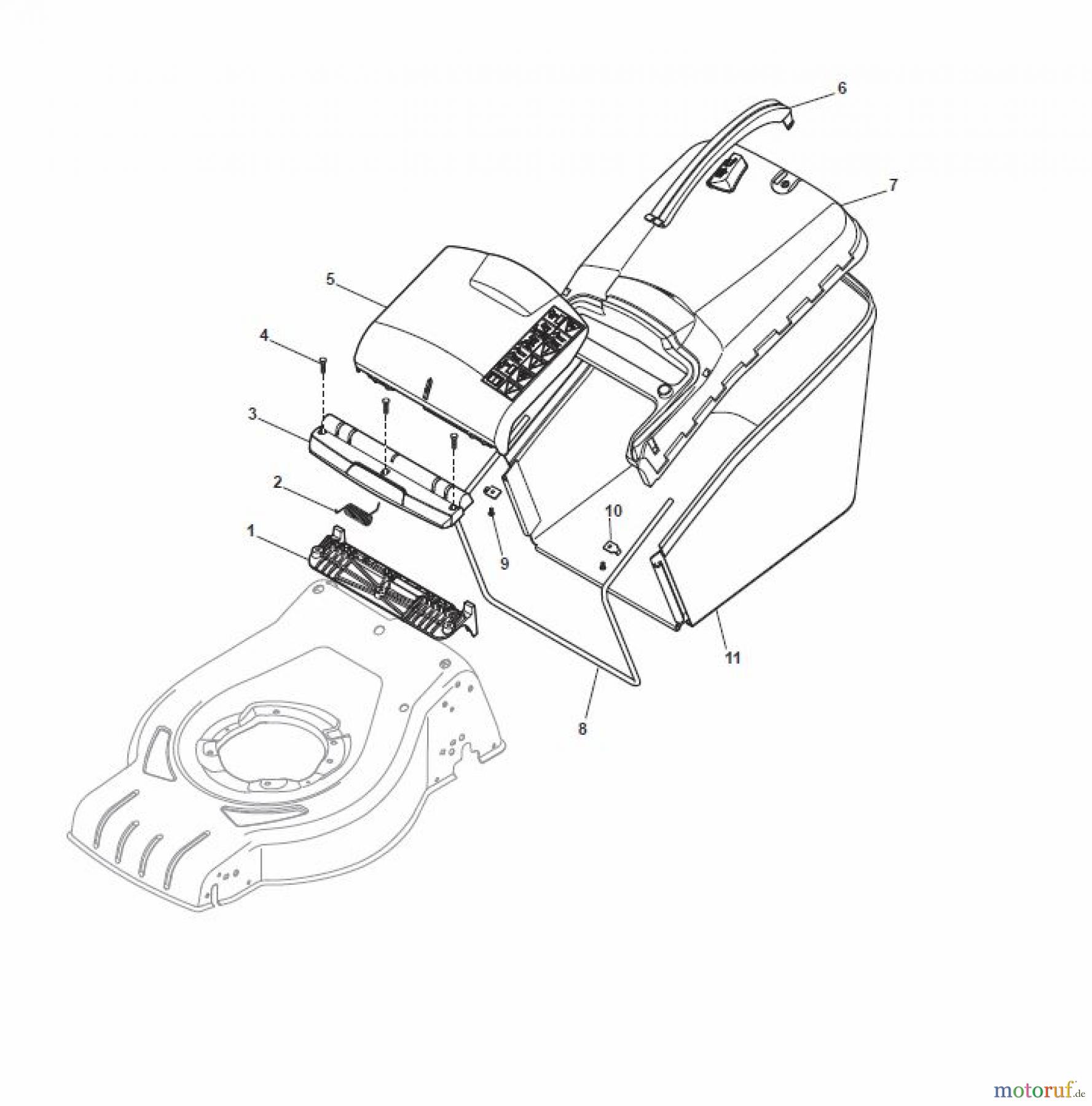  Global Garden Products GGP Rasenmäher Baujahr 2017 Akku 2017 Ohne Antrieb CR-CS 430 W Li 80 Grass-Catcher