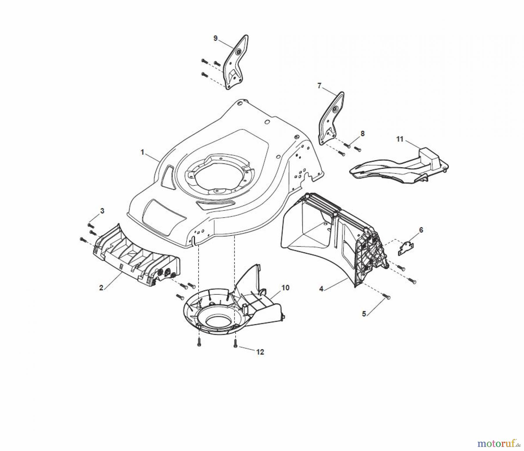  Global Garden Products GGP Rasenmäher Baujahr 2017 Akku 2017 Ohne Antrieb CR-CS 480 Li 80 - CR-CS 480 Q Li 80 Deck - CS