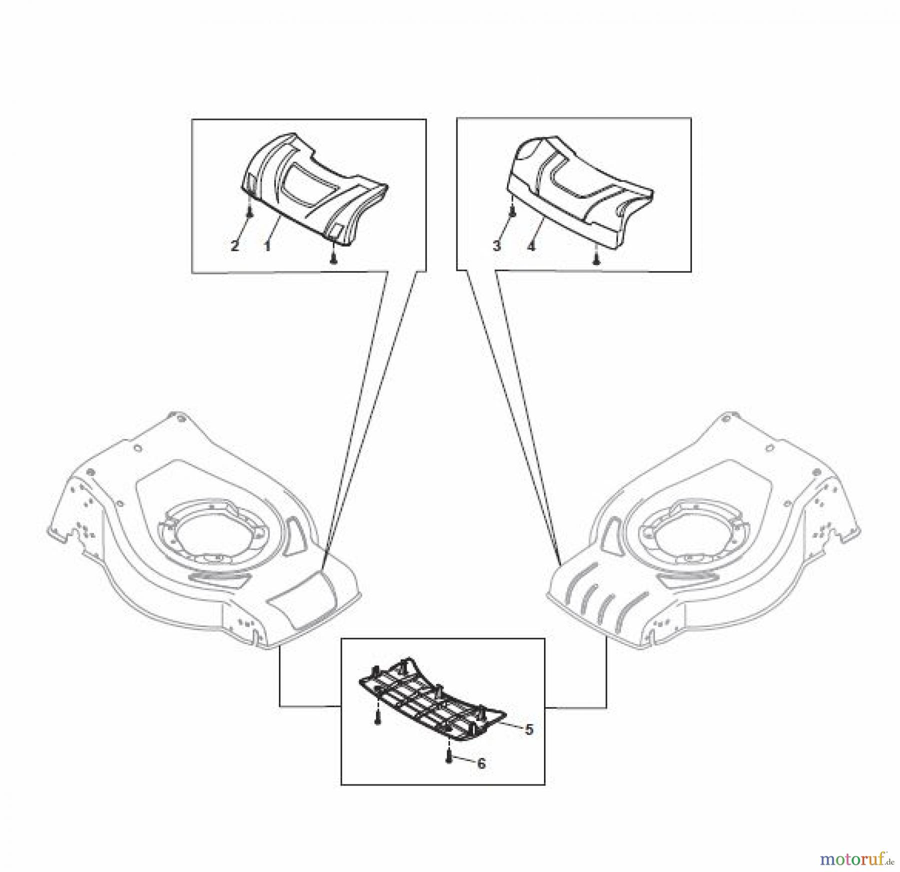  Global Garden Products GGP Rasenmäher Baujahr 2017 Akku 2017 Ohne Antrieb CR-CS 480 Li 80 - CR-CS 480 Q Li 80 Masks