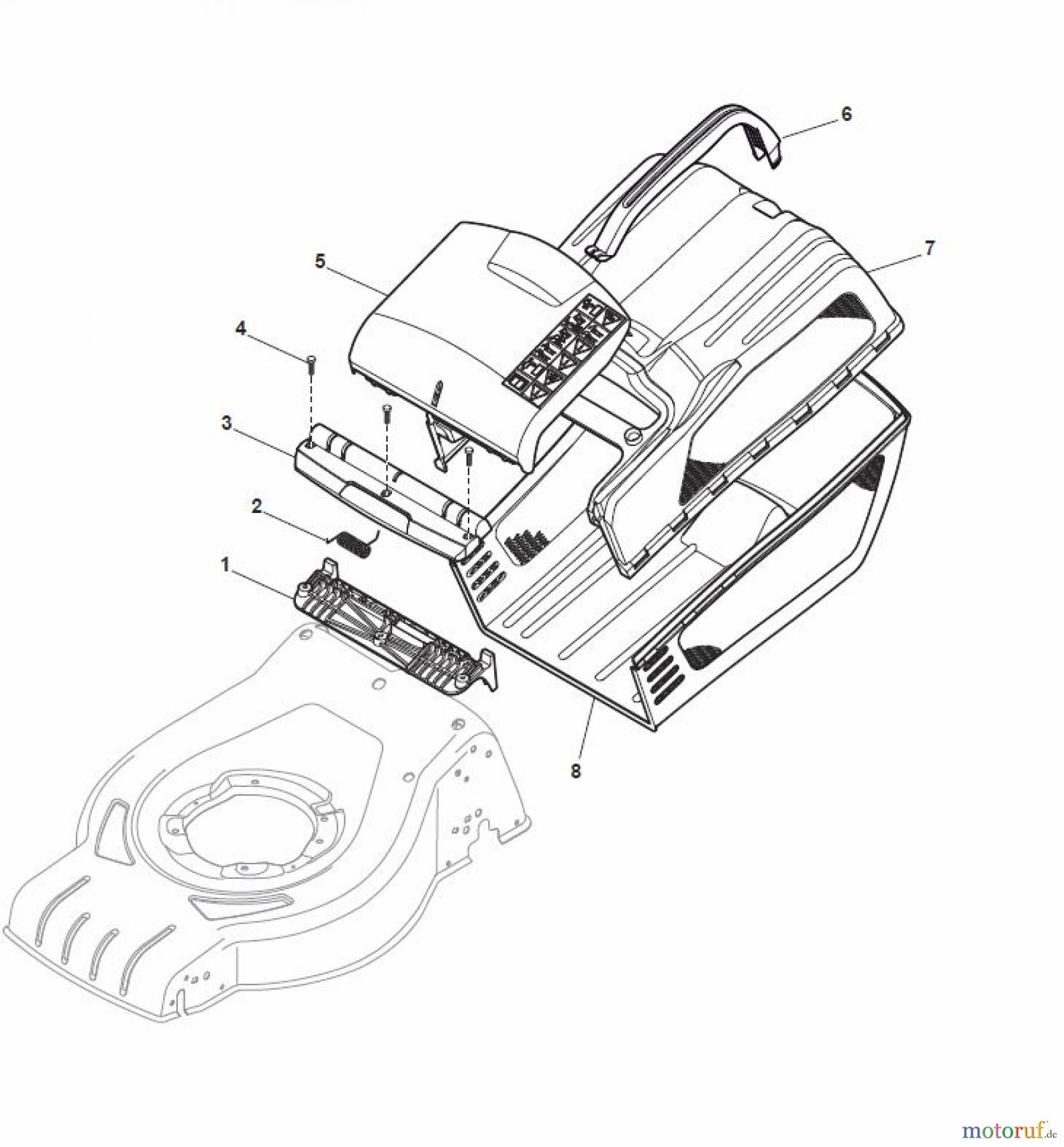  Global Garden Products GGP Rasenmäher Baujahr 2017 Akku 2017 Ohne Antrieb CR-CS 480 Li 80 - CR-CS 480 Q Li 80 Grass-Catcher