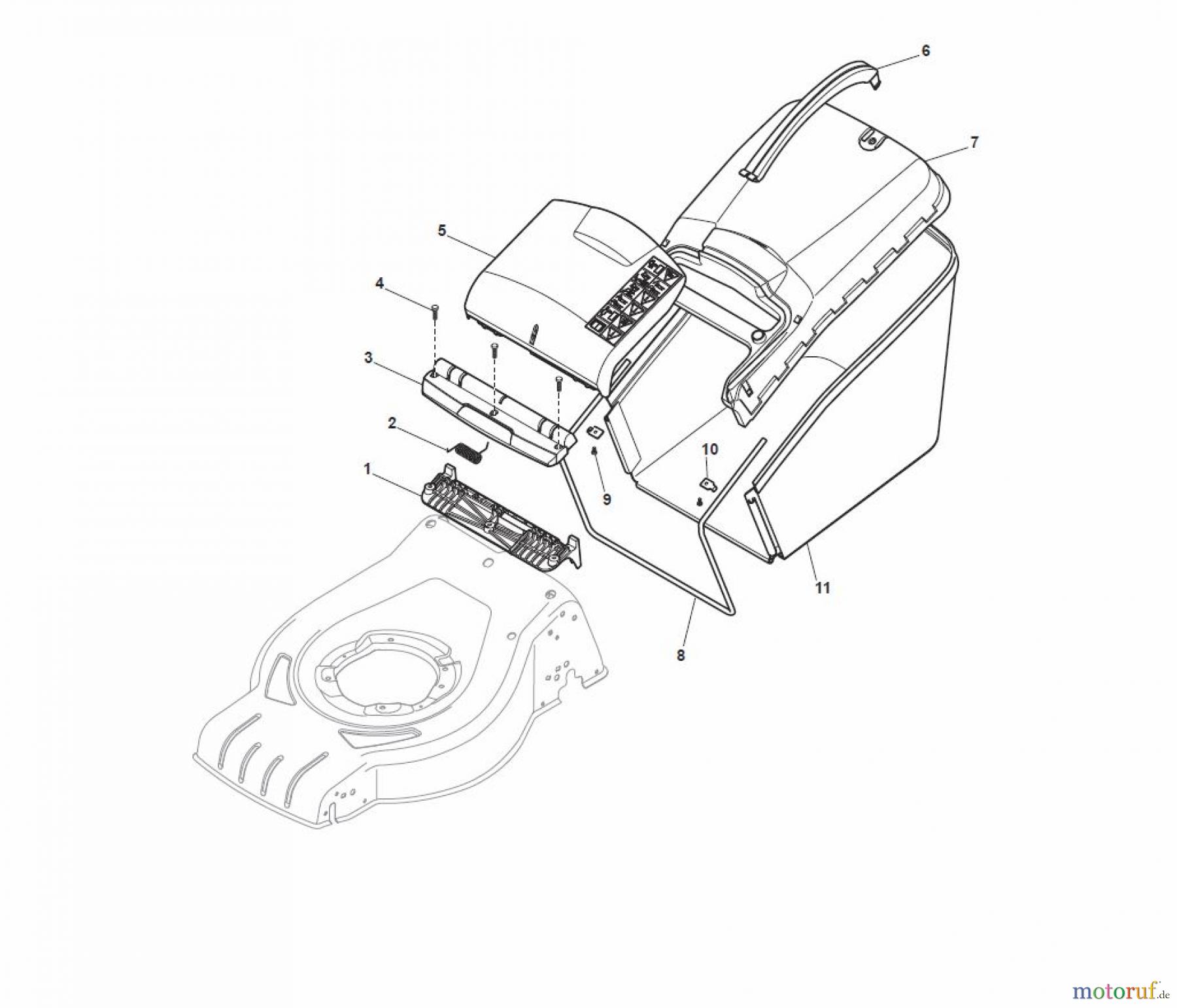  Global Garden Products GGP Rasenmäher Baujahr 2017 Akku 2017 Ohne Antrieb CR-CS 480 Li 80 - CR-CS 480 Q Li 80 Grass-Catcher