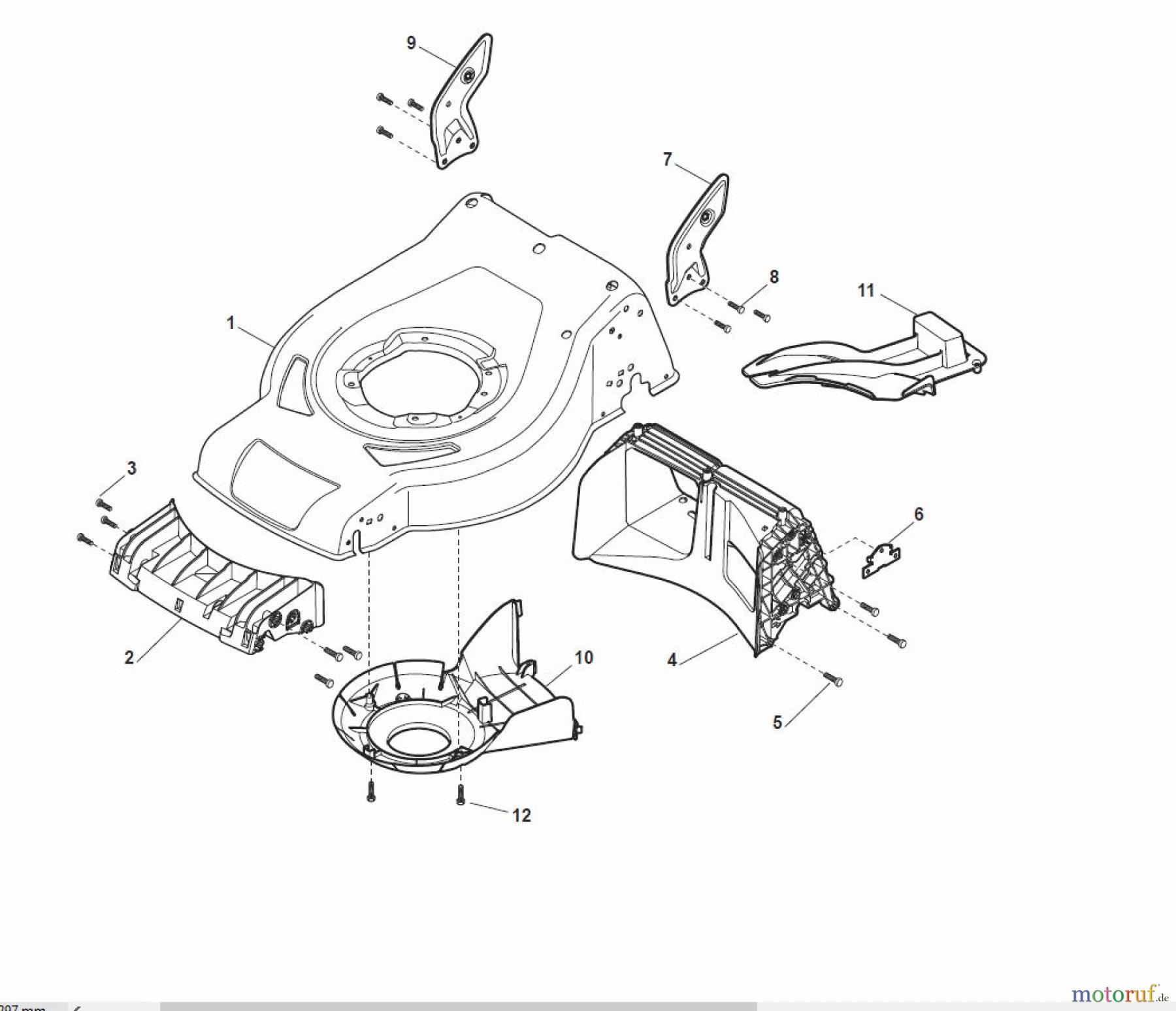  Global Garden Products GGP Rasenmäher Baujahr 2017 Akku 2017 Ohne Antrieb CRL-CSL 480 Li 80 - CRL-CSL 480 Q Li 80 Deck - CS