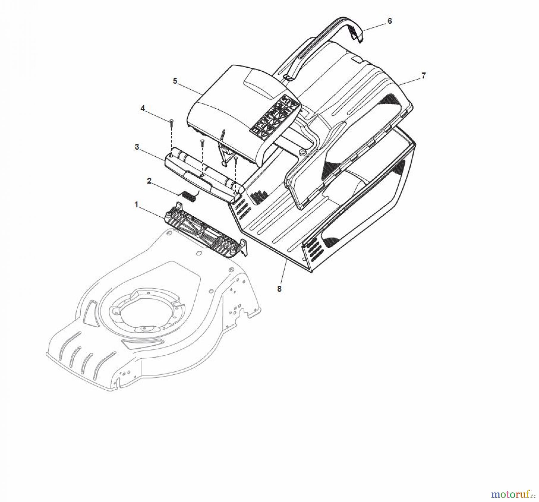  Global Garden Products GGP Rasenmäher Baujahr 2017 Akku 2017 Ohne Antrieb CRL-CSL 480 Li 80 - CRL-CSL 480 Q Li 80 Grass-Catcher