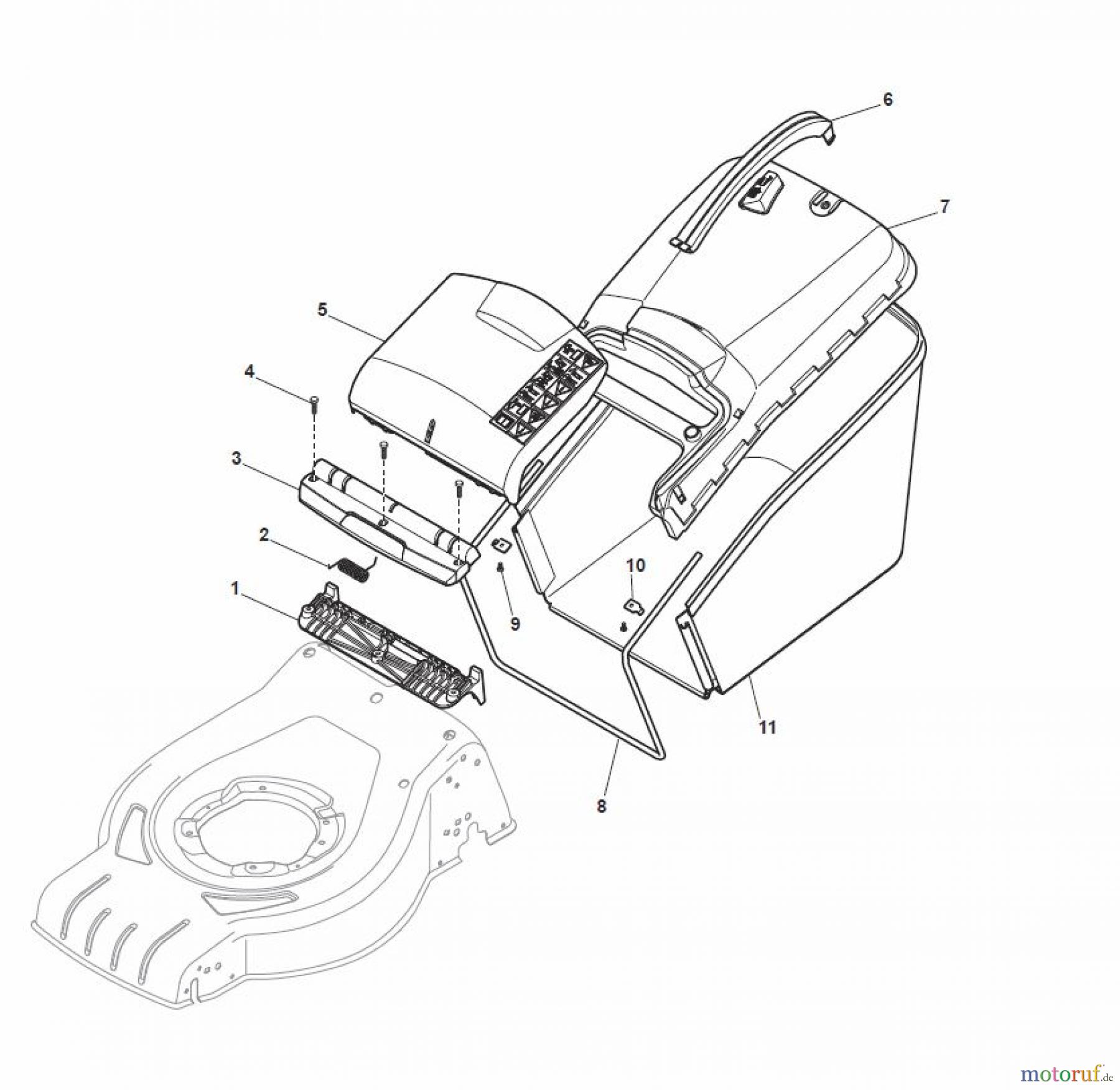  Global Garden Products GGP Rasenmäher Baujahr 2017 Akku 2017 Ohne Antrieb CRL-CSL 480 Li 80 - CRL-CSL 480 Q Li 80 Grass-Catcher