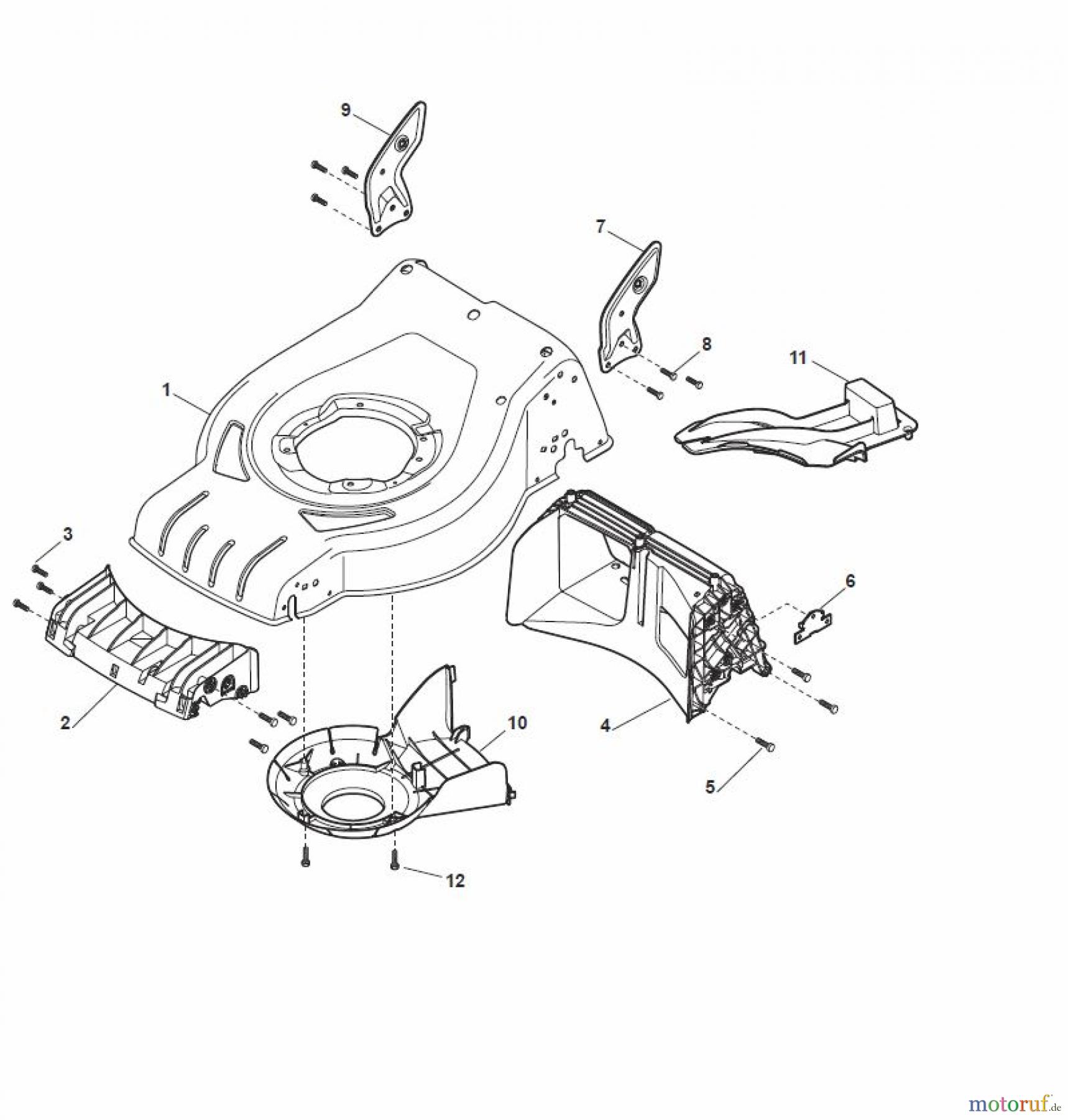  Global Garden Products GGP Rasenmäher Baujahr 2017 Akku 2017 Ohne Antrieb CRL-CSL 480 W Li 80 - CRL-CSL 480 WQ Li 80 Deck - CR