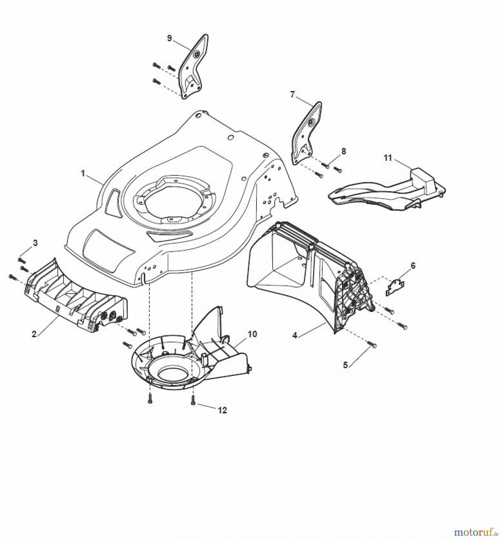  Global Garden Products GGP Rasenmäher Baujahr 2017 Akku 2017 Ohne Antrieb CRL-CSL 480 W Li 80 - CRL-CSL 480 WQ Li 80 Deck - CS