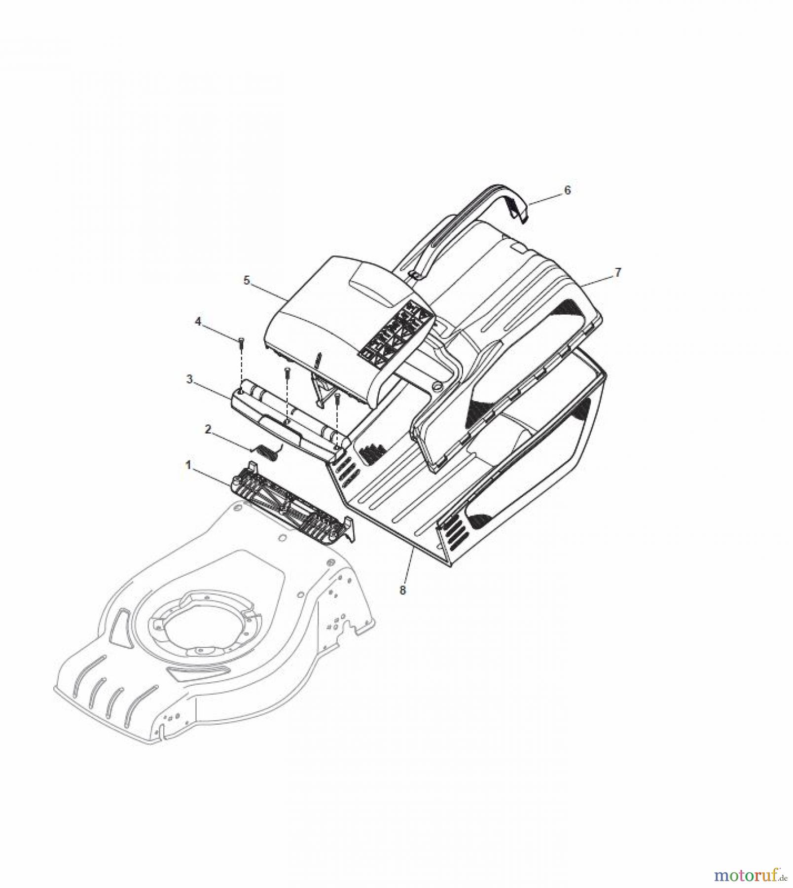  Global Garden Products GGP Rasenmäher Baujahr 2017 Akku 2017 Ohne Antrieb CRL-CSL 480 W Li 80 - CRL-CSL 480 WQ Li 80 Grass-Catcher