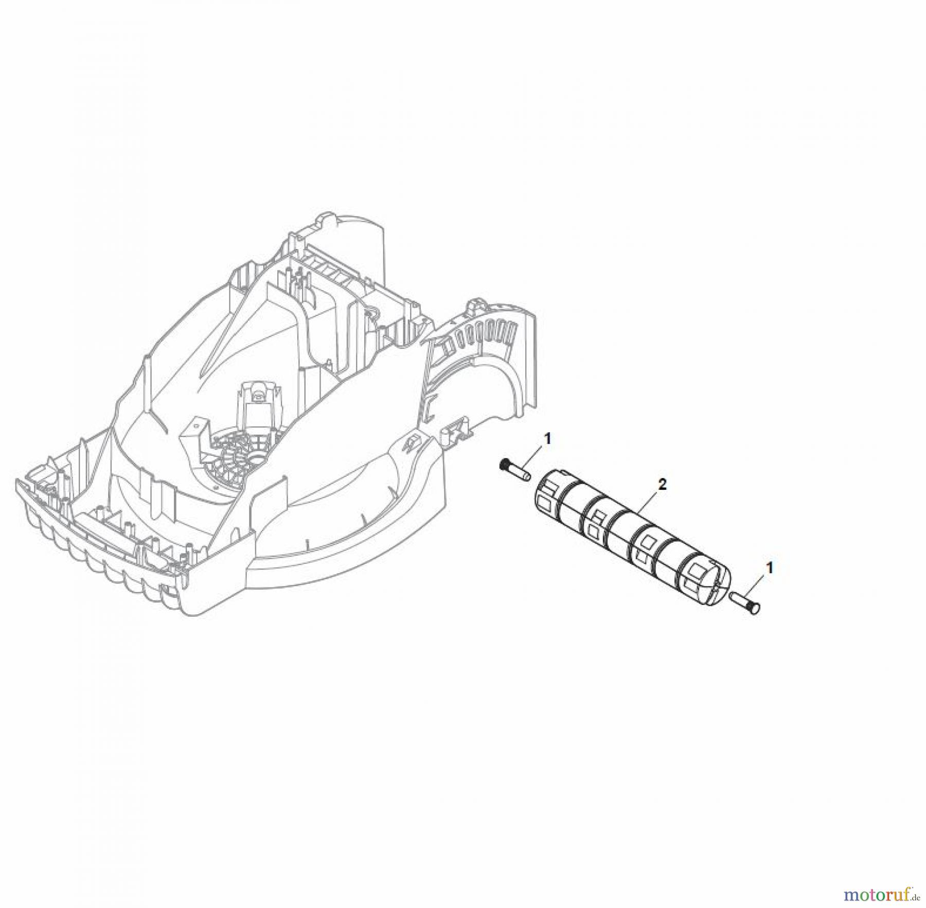  Global Garden Products GGP Rasenmäher Baujahr 2017 Akku 2017 Ohne Antrieb EL 340 Li 48 Roller