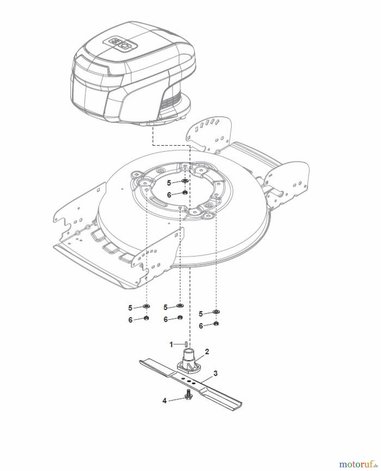  Global Garden Products GGP Rasenmäher Baujahr 2017 Akku 2017 Ohne Antrieb MCS 470 Q Li 80 Blade