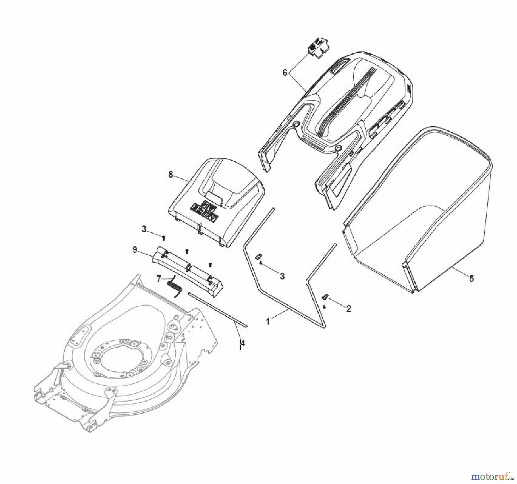  Global Garden Products GGP Rasenmäher Baujahr 2017 Akku 2017 Ohne Antrieb MP1 500 Q Li 80 Grass-Catcher
