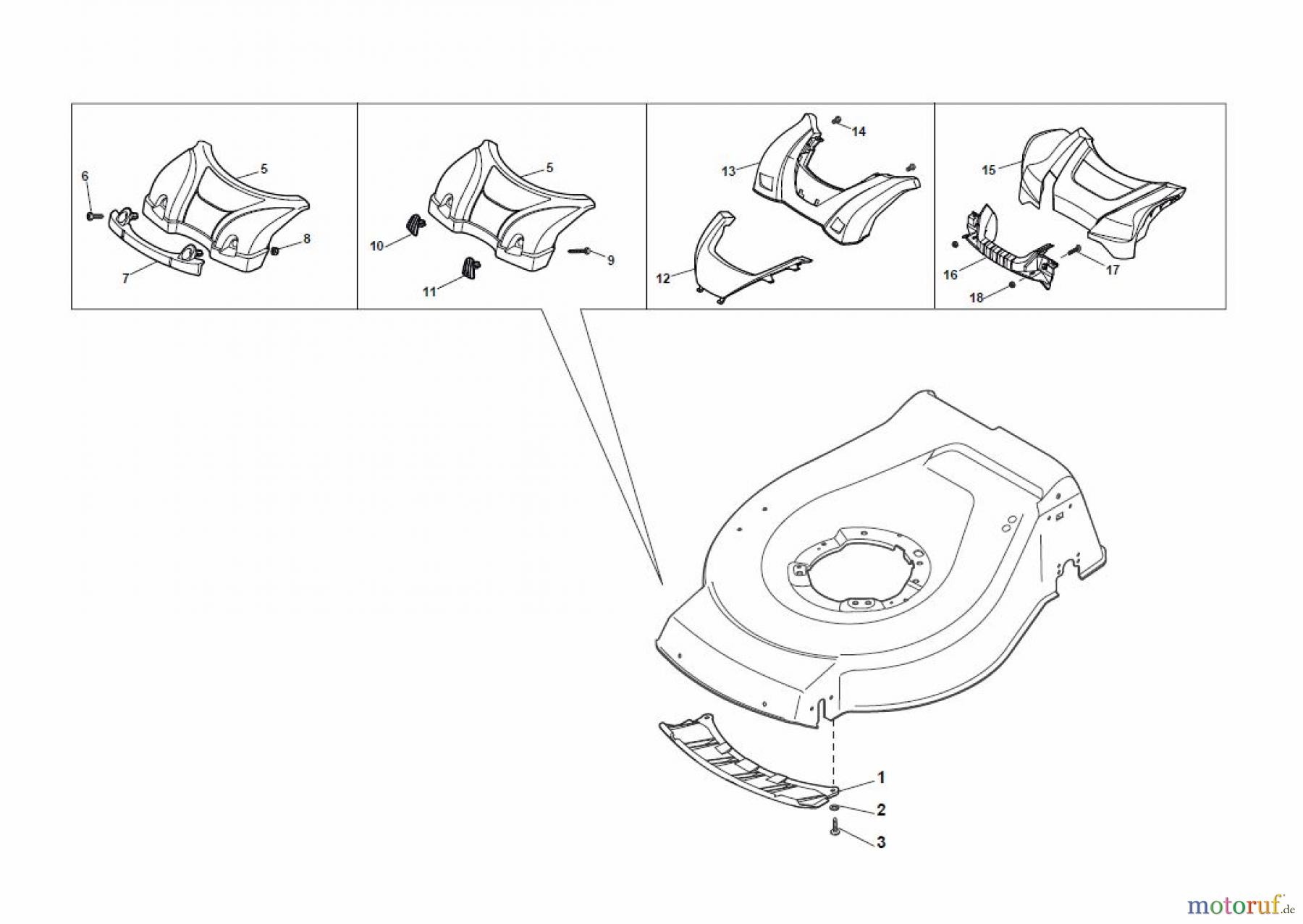  Global Garden Products GGP Rasenmäher Baujahr 2017 Akku 2017 Ohne Antrieb NTL 430-R Li 80 Mask