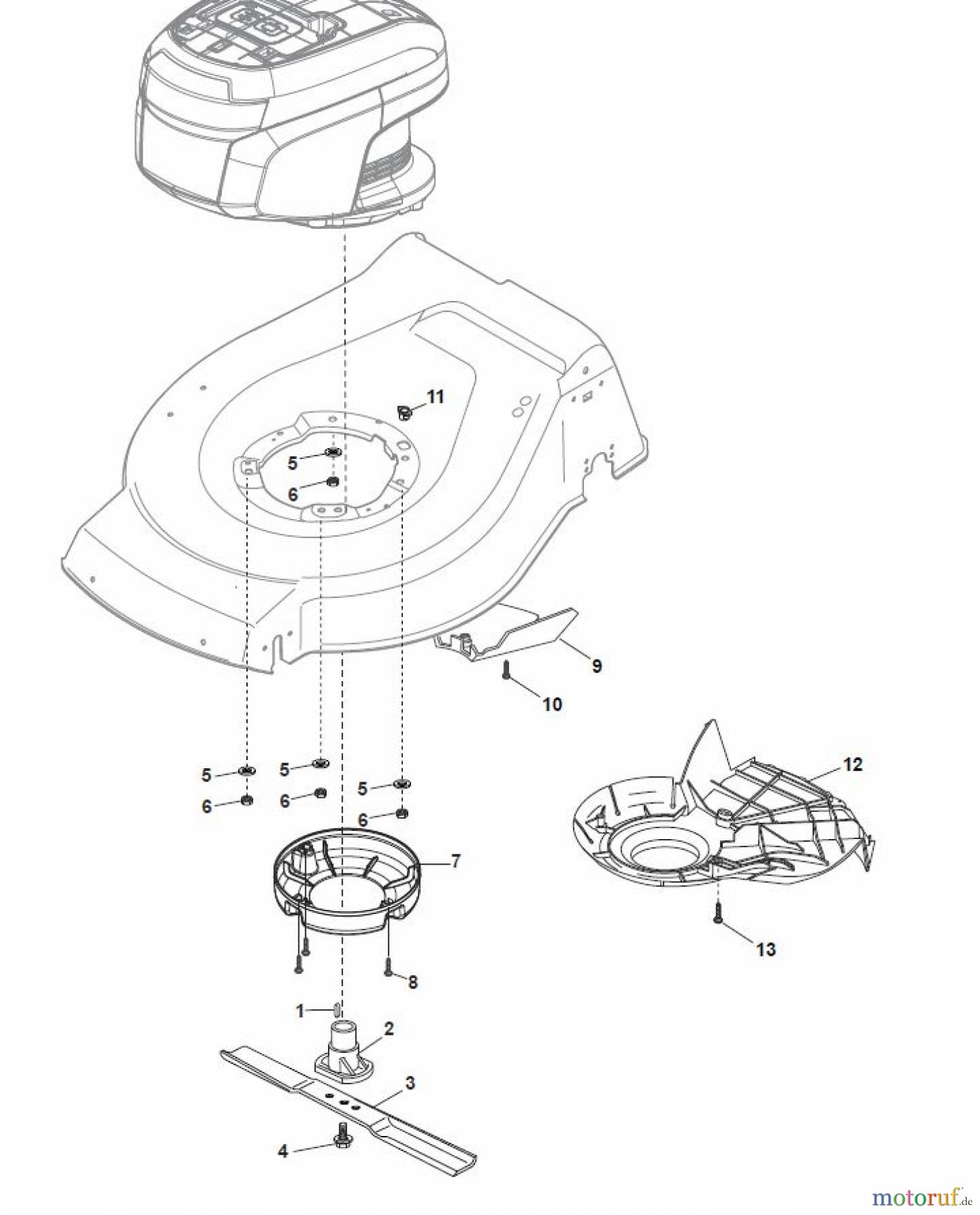  Global Garden Products GGP Rasenmäher Baujahr 2017 Akku 2017 Ohne Antrieb NTL 430-R Li 80 Blade