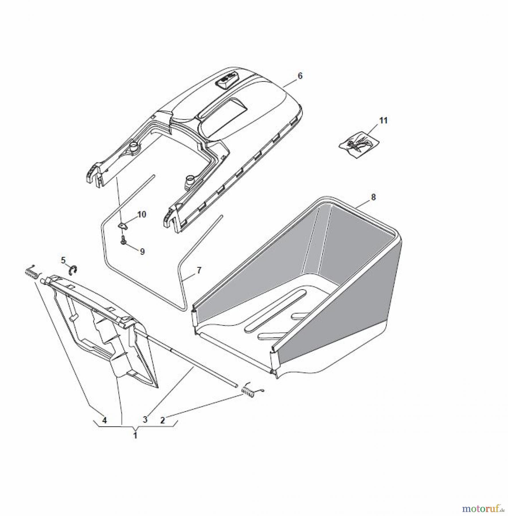  Global Garden Products GGP Rasenmäher Baujahr 2017 Akku 2017 Ohne Antrieb NTL 480-R Li 80 Grass-Catcher