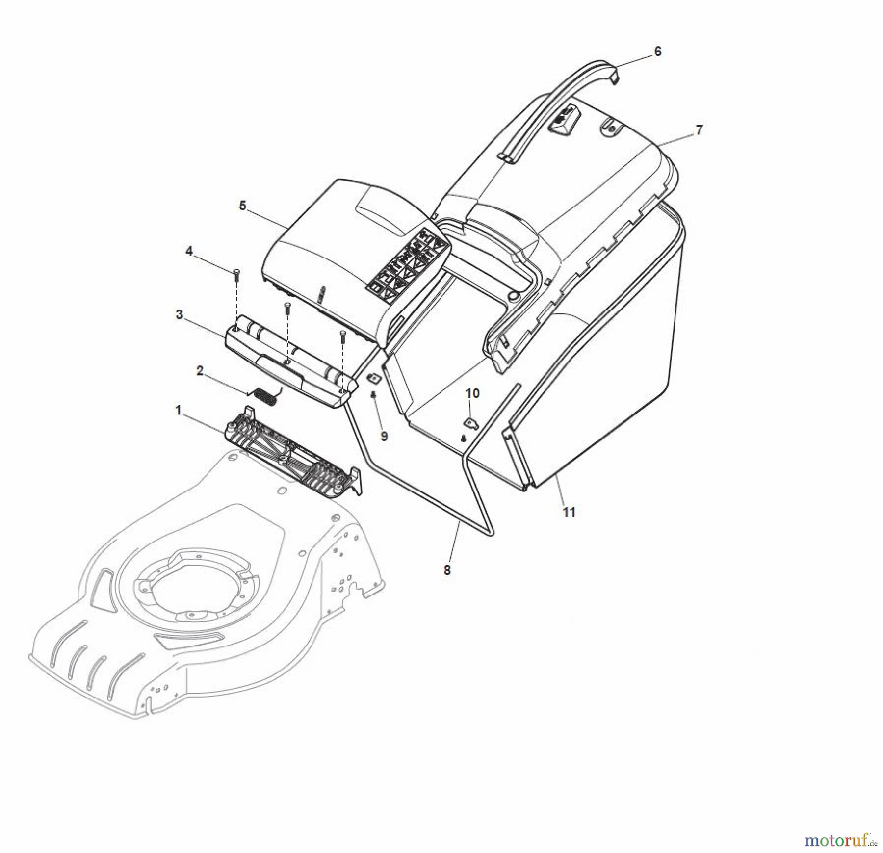 Global Garden Products GGP Rasenmäher Baujahr 2017 Benzin Mit Antrieb 2017 CRC-CSC 534 S - CRC-CSC 534 SQ Grass-Catcher