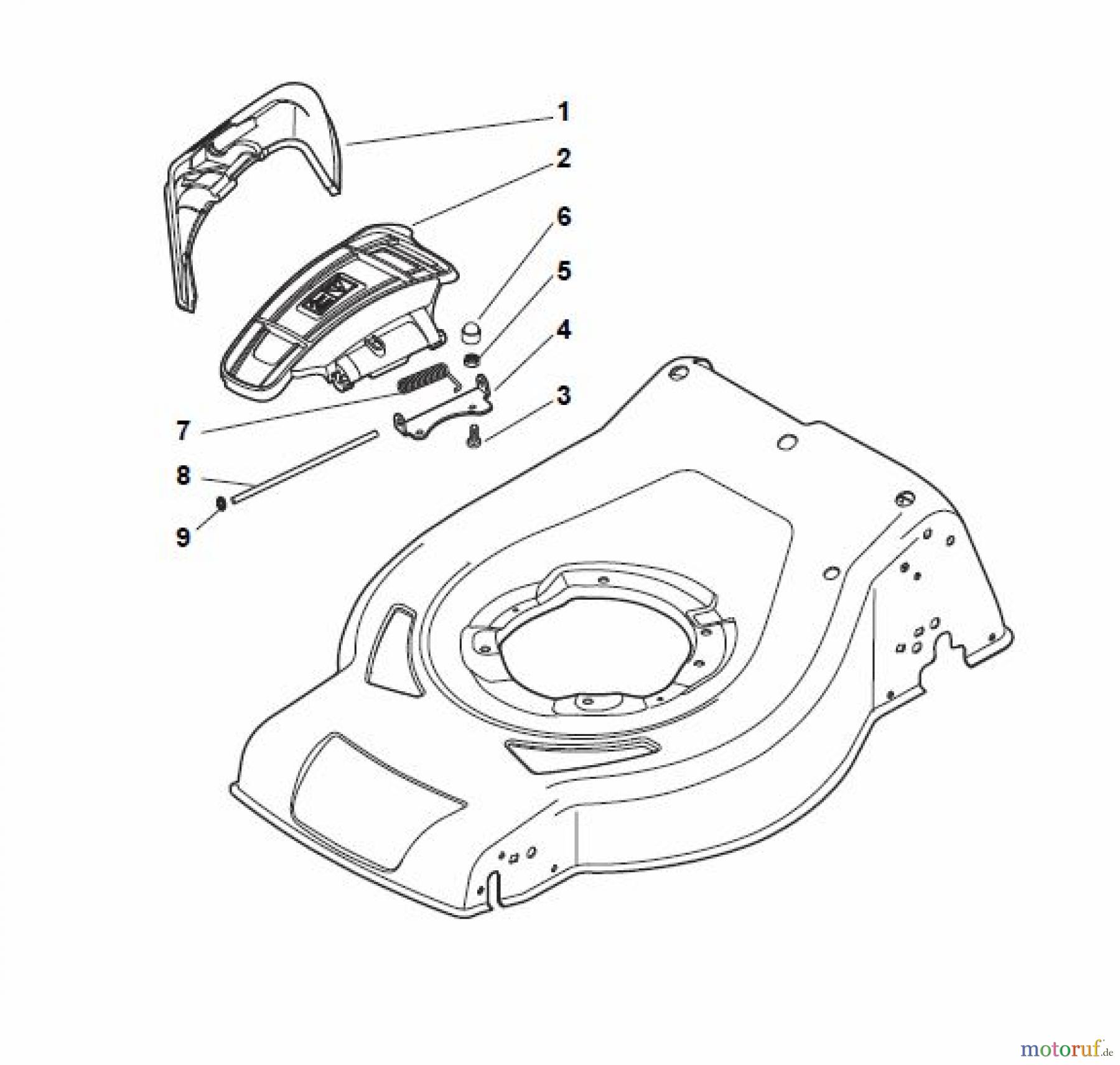 Global Garden Products GGP Rasenmäher Baujahr 2017 Benzin Mit Antrieb 2017 CRC-CSC 534 SE - CRC-CSC 534 SQE Protection, Belt