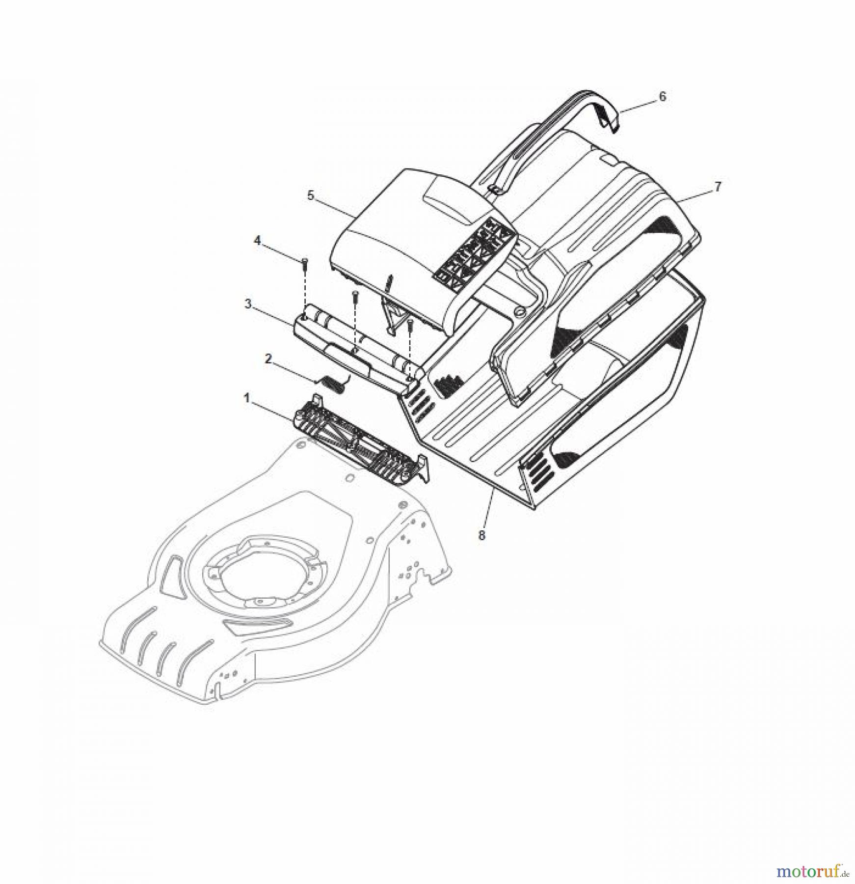 Global Garden Products GGP Rasenmäher Baujahr 2017 Benzin Mit Antrieb 2017 CRC-CSC 534 SE - CRC-CSC 534 SQE Grass-Catcher