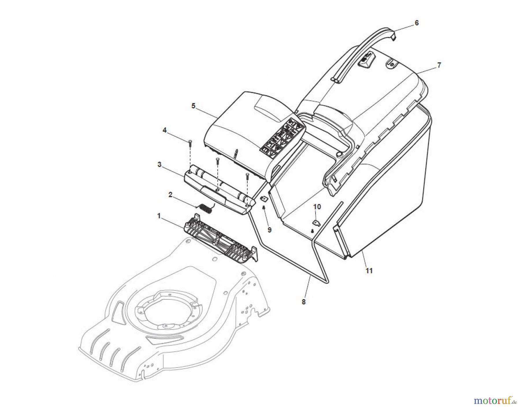 Global Garden Products GGP Rasenmäher Baujahr 2017 Benzin Mit Antrieb 2017 CRC-CSC 534 SE - CRC-CSC 534 SQE Grass-Catcher