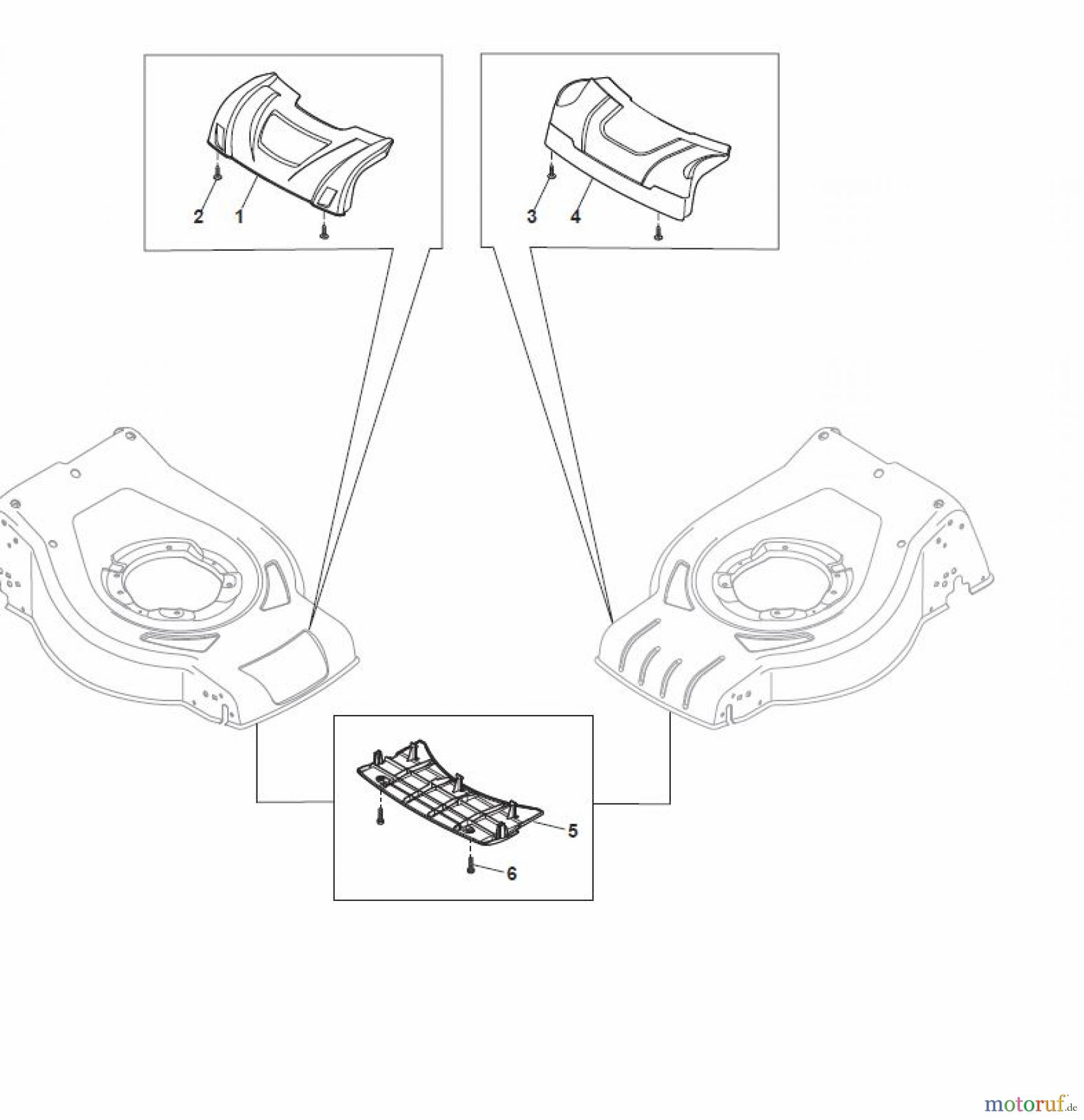 Global Garden Products GGP Rasenmäher Baujahr 2017 Benzin Mit Antrieb 2017 CRC-CSC 534 WS - CRC-CSC WSQ Masks