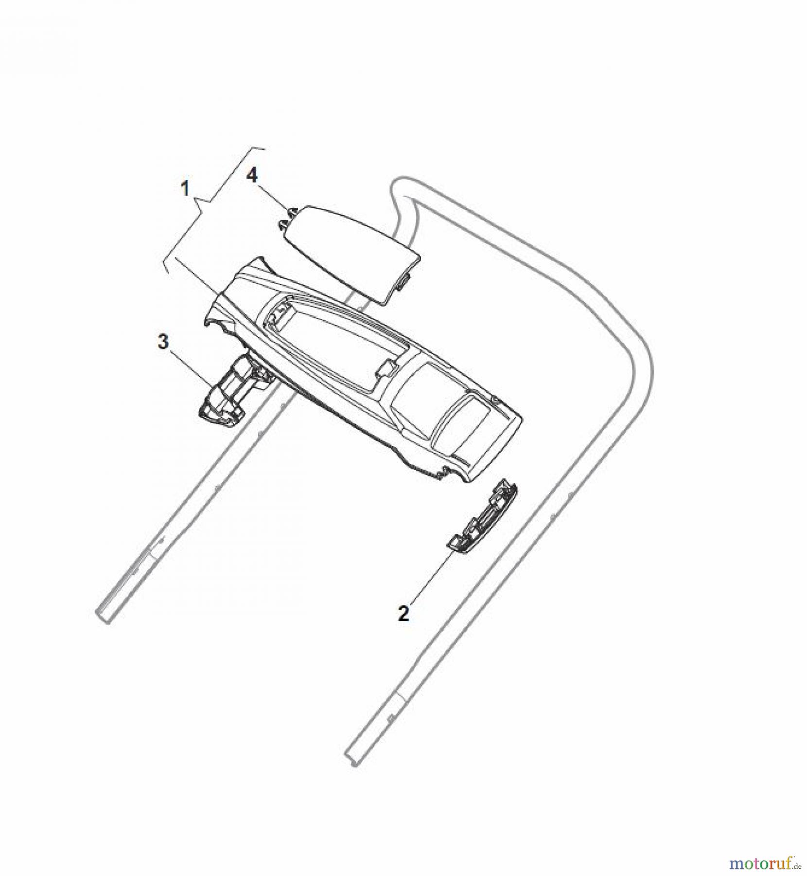 Global Garden Products GGP Rasenmäher Baujahr 2017 Benzin Mit Antrieb 2017 CRC-CSC 534 WS - CRC-CSC WSQ Controls