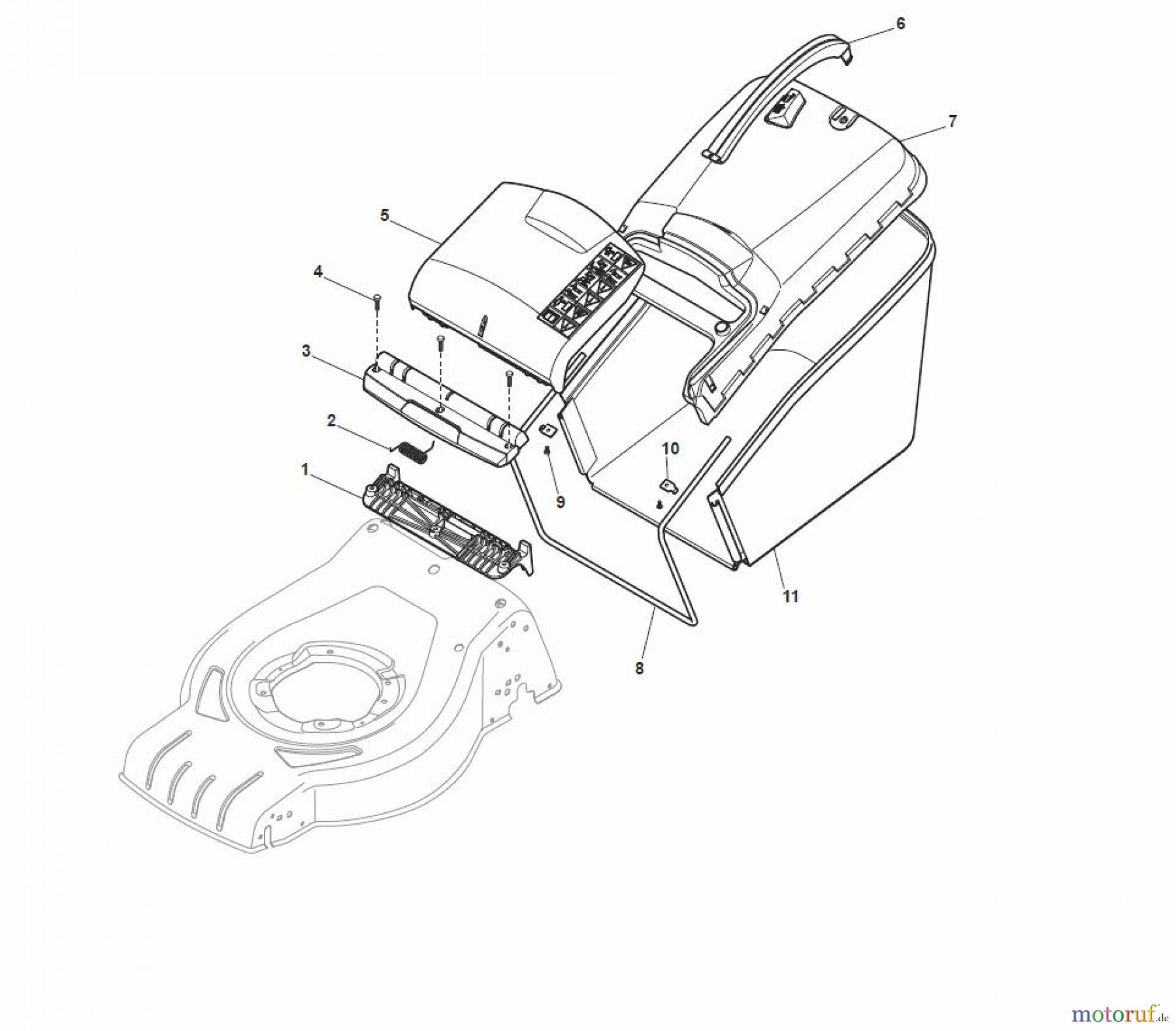  Global Garden Products GGP Rasenmäher Baujahr 2017 Benzin Mit Antrieb 2017 CRC-CSC 534 WS - CRC-CSC WSQ Grass-Catcher
