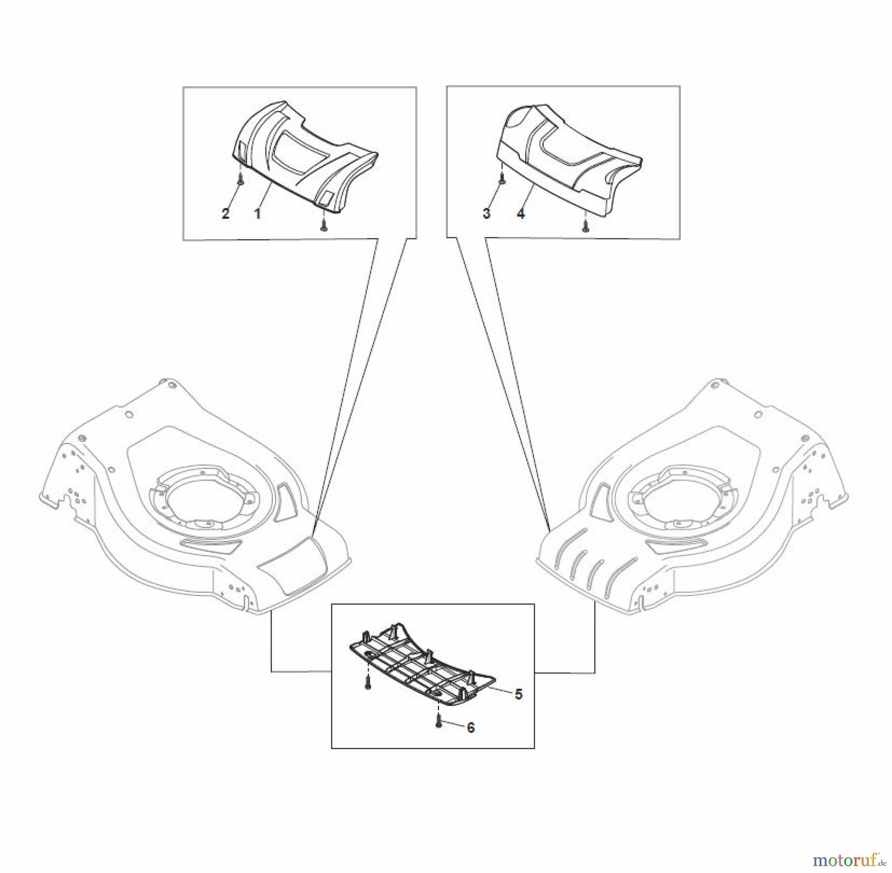 Global Garden Products GGP Rasenmäher Baujahr 2017 Benzin Mit Antrieb 2017 CRC-CSC 534 WSE - CRC-CSC WSQE Masks