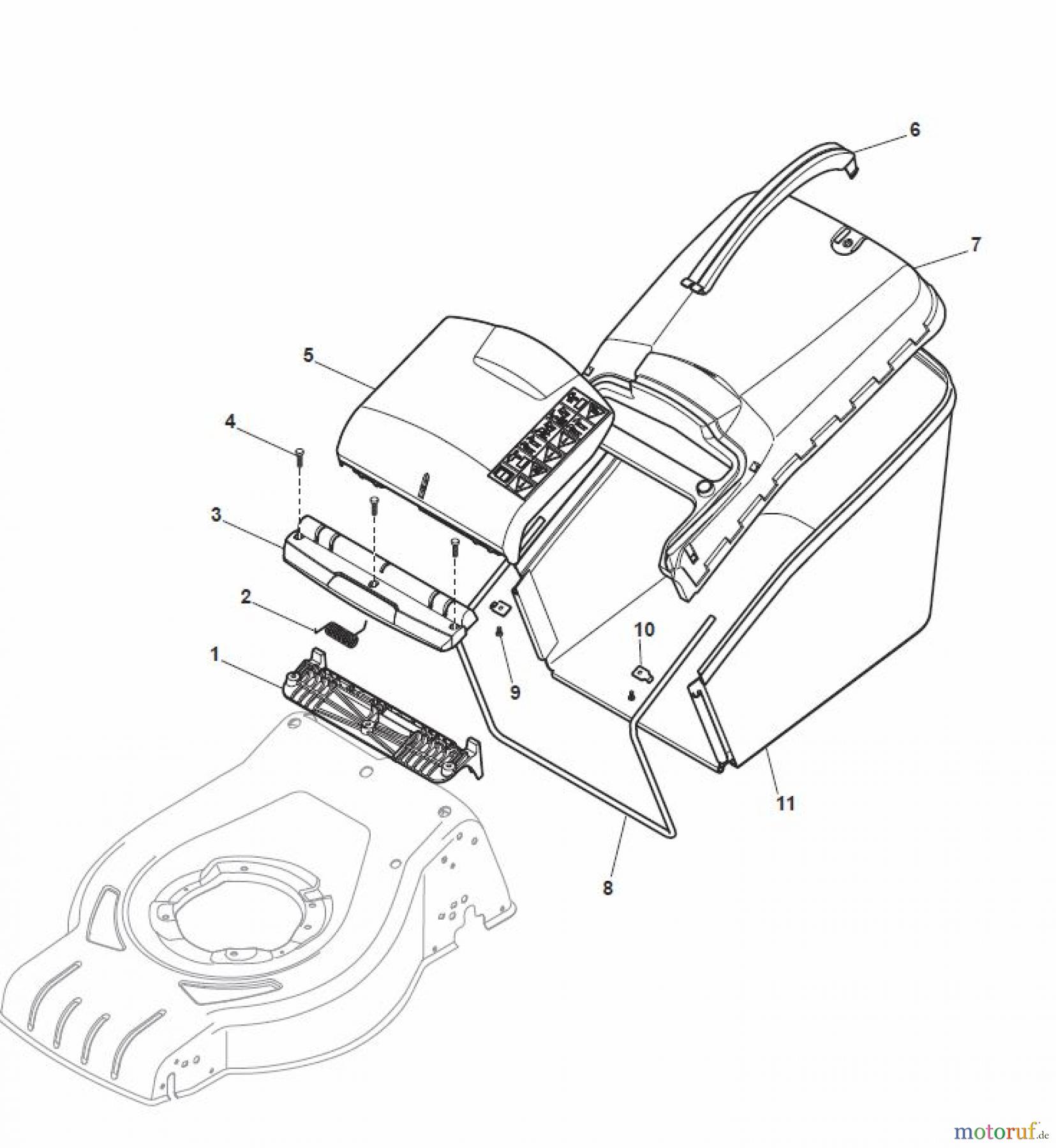 Global Garden Products GGP Rasenmäher Baujahr 2017 Benzin Mit Antrieb 2017 CRC-CSC 534 WSE - CRC-CSC WSQE Grass-Catcher