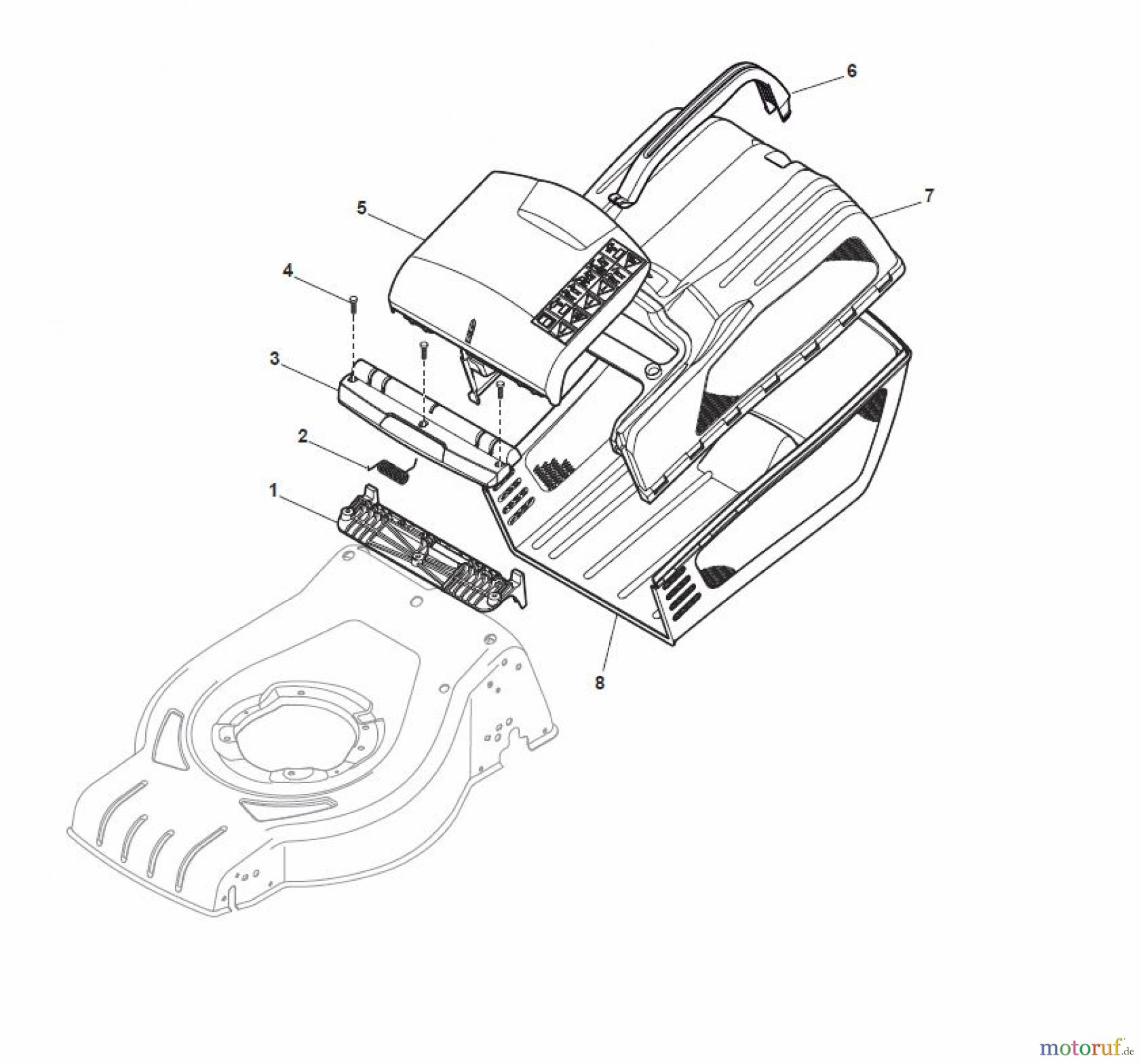 Global Garden Products GGP Rasenmäher Baujahr 2017 Benzin Mit Antrieb 2017 CR-CS 434 S Grass-Catcher