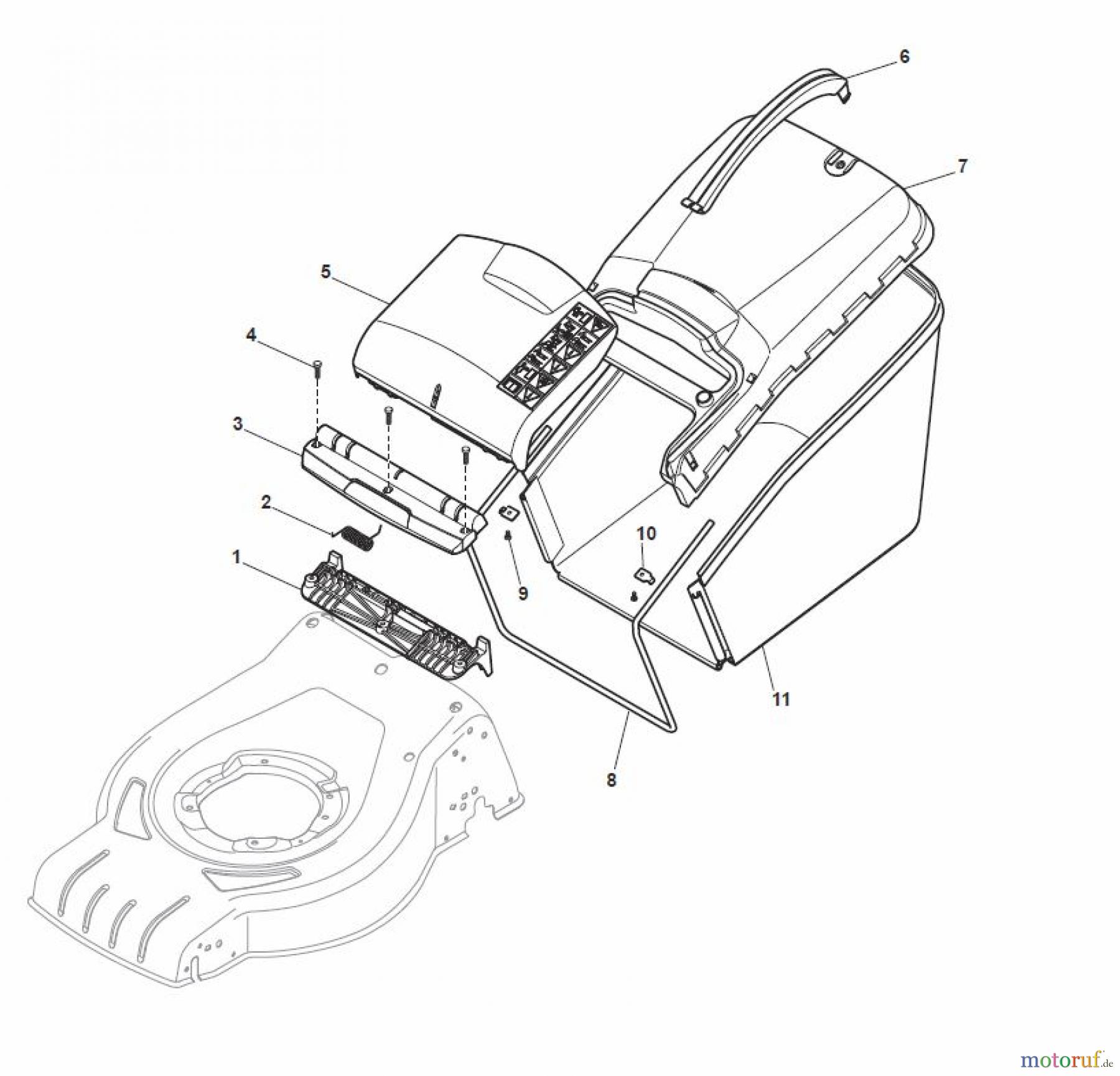  Global Garden Products GGP Rasenmäher Baujahr 2017 Benzin Mit Antrieb 2017 CR-CS 434 S Grass-Catch