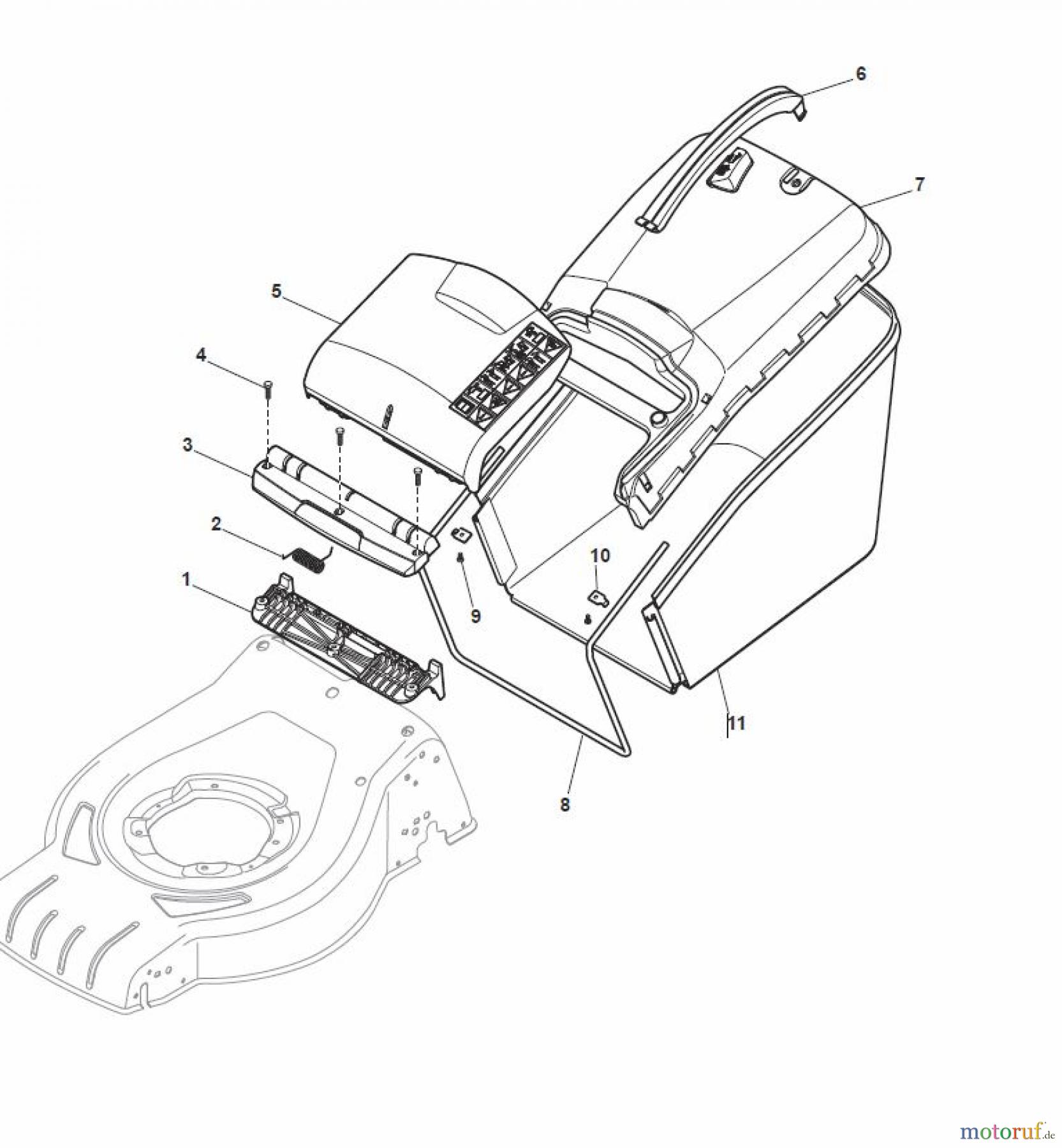 Global Garden Products GGP Rasenmäher Baujahr 2017 Benzin Mit Antrieb 2017 CR-CS 434 S Grass-Catcher
