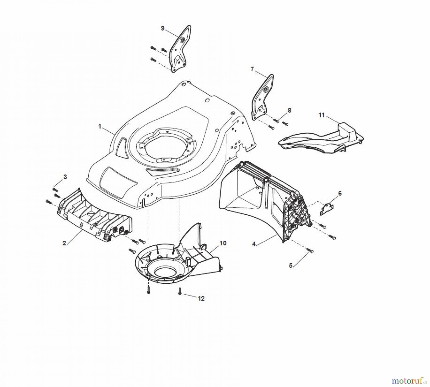 Global Garden Products GGP Rasenmäher Baujahr 2017 Benzin Mit Antrieb 2017 CR-CS 434 WS Deck - CS