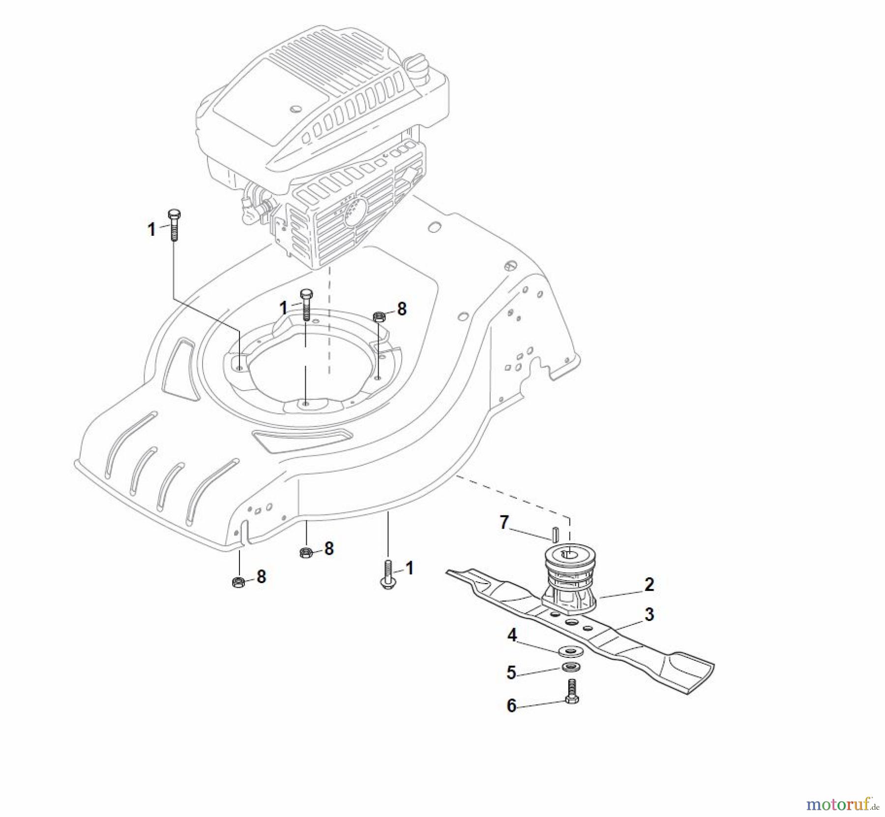  Global Garden Products GGP Rasenmäher Baujahr 2017 Benzin Mit Antrieb 2017 CR-CS 434 WS Blade