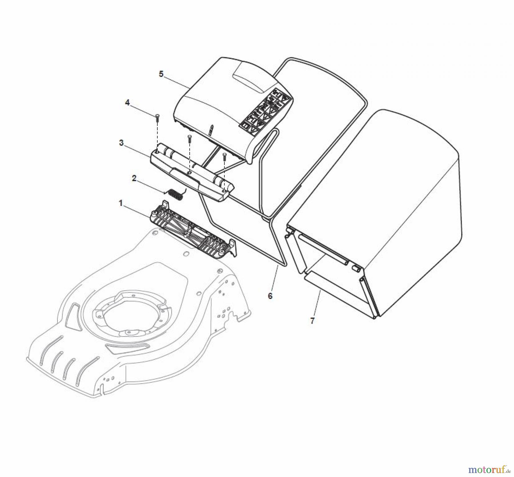 Global Garden Products GGP Rasenmäher Baujahr 2017 Benzin Mit Antrieb 2017 CR-CS 434 WS Grass-Catcher