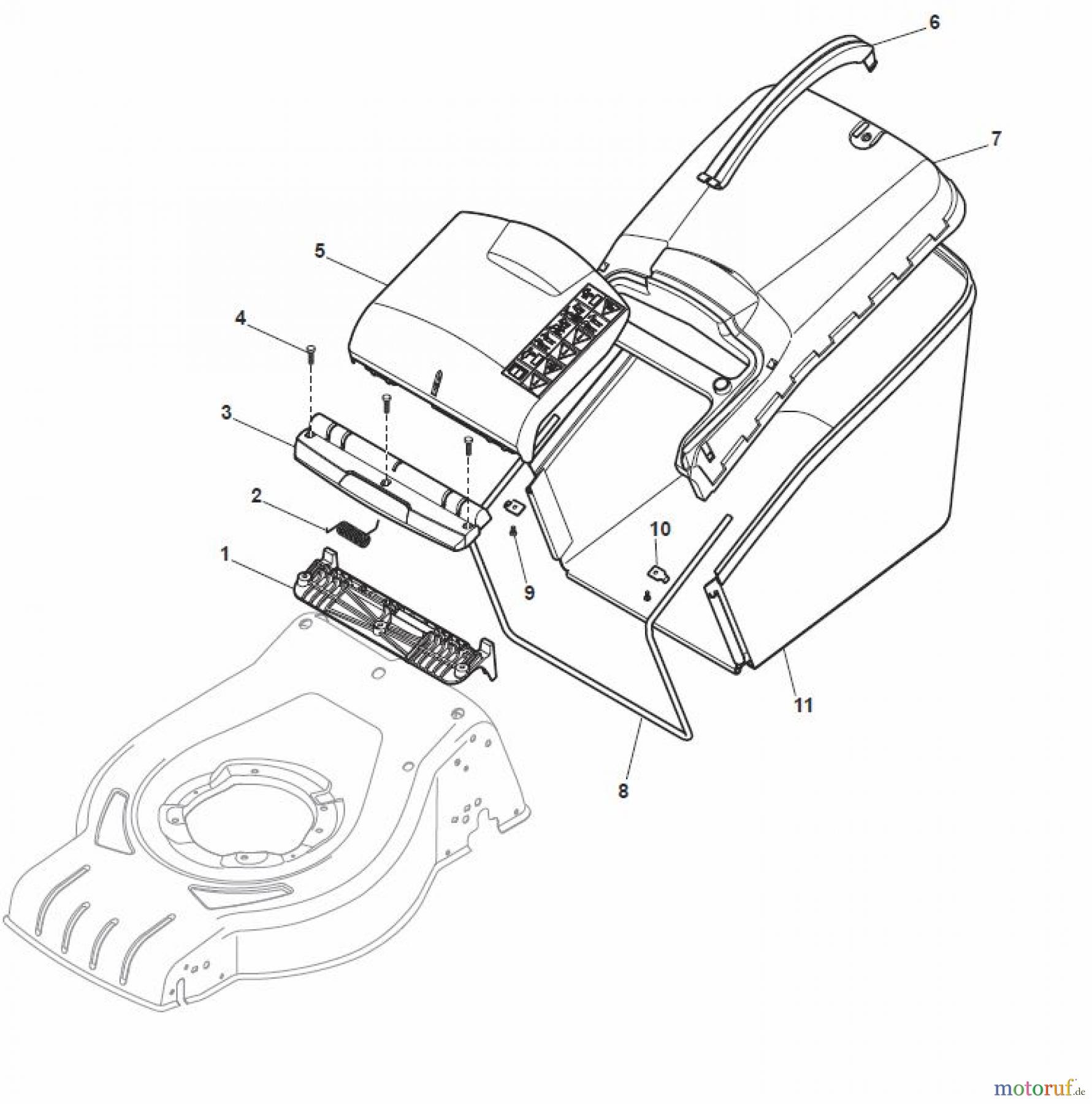  Global Garden Products GGP Rasenmäher Baujahr 2017 Benzin Mit Antrieb 2017 CR-CS 434 WS Grass-Catcher