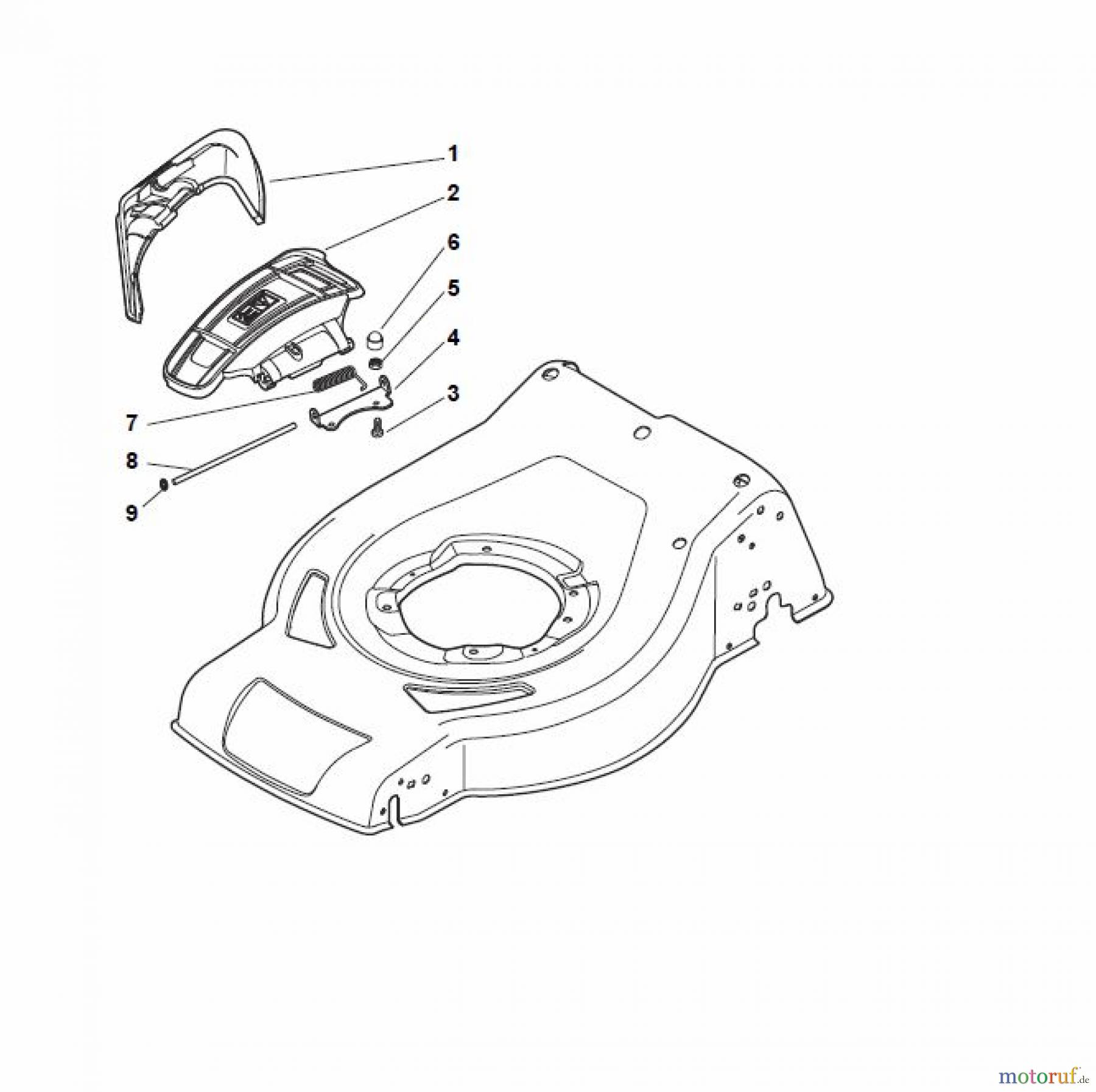  Global Garden Products GGP Rasenmäher Baujahr 2017 Benzin Mit Antrieb 2017 CR-CS 484 S - CR-CS 484 SQ Protection, Belt