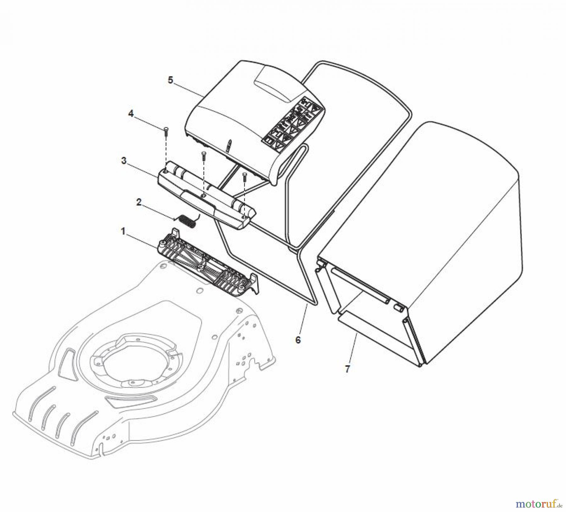 Global Garden Products GGP Rasenmäher Baujahr 2017 Benzin Mit Antrieb 2017 CR-CS 484 S - CR-CS 484 SQ Fangsack