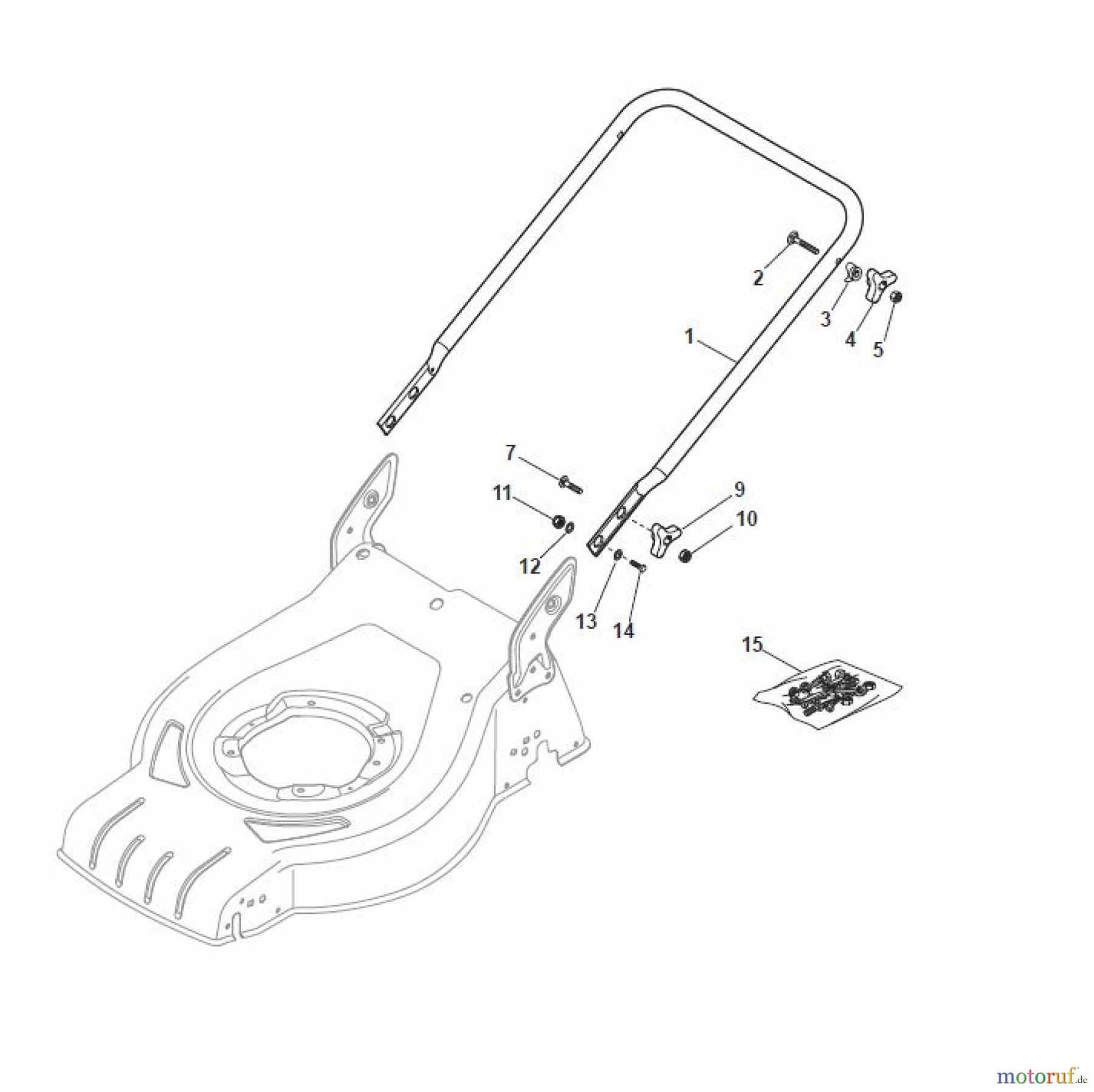 Global Garden Products GGP Rasenmäher Baujahr 2017 Benzin Mit Antrieb 2017 CR-CS 484 WS - CR-CS 484 WSQ Unterholm