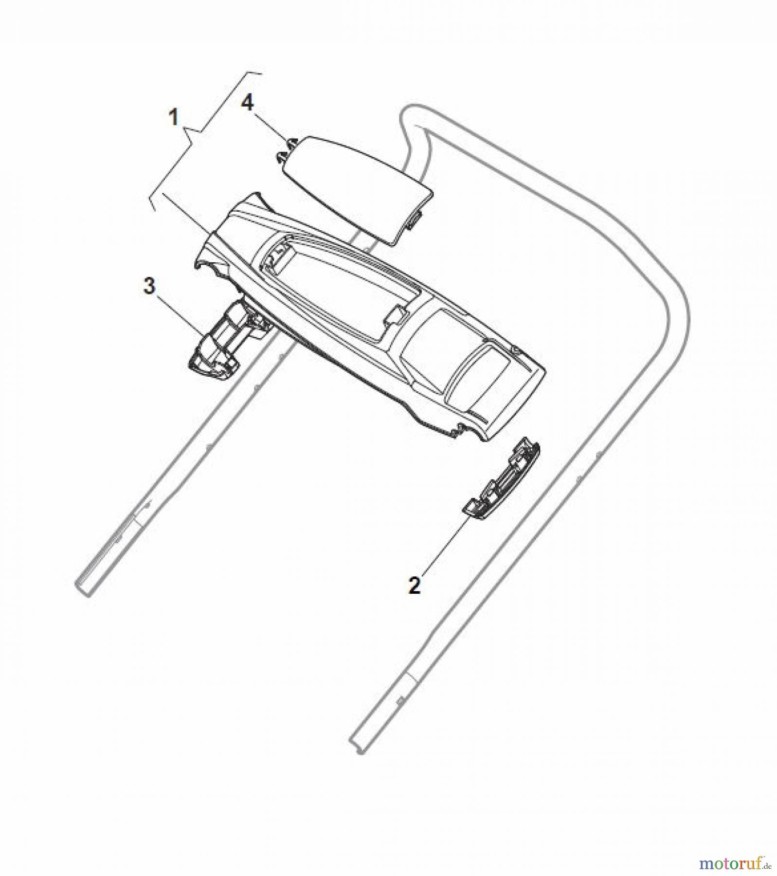 Global Garden Products GGP Rasenmäher Baujahr 2017 Benzin Mit Antrieb 2017 CR-CS 484 WS - CR-CS 484 WSQ Steuerung