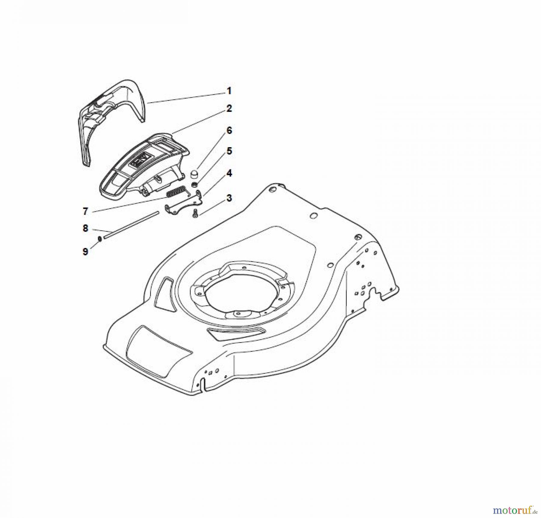 Global Garden Products GGP Rasenmäher Baujahr 2017 Benzin Mit Antrieb 2017 CR-CS 484 WS - CR-CS 484 WSQ Seitenauswurf