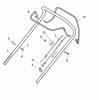 Global Garden Products GGP Baujahr 2017 Benzin Mit Antrieb 2017 CRL-CSL 484 S - CRL-CSL 484 SQ Ersatzteile Handle, Upper Part