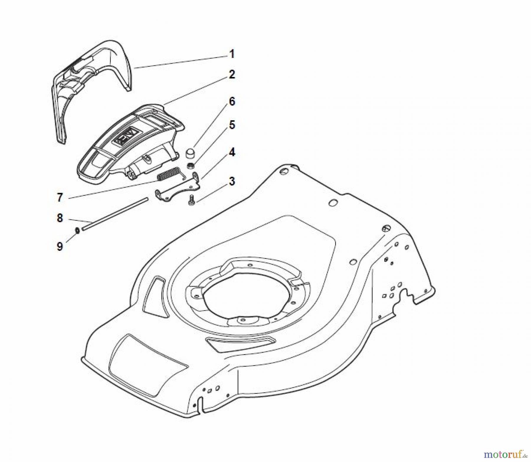 Global Garden Products GGP Rasenmäher Baujahr 2017 Benzin Mit Antrieb 2017 CRL-CSL 484 S - CRL-CSL 484 SQ Protection, Belt