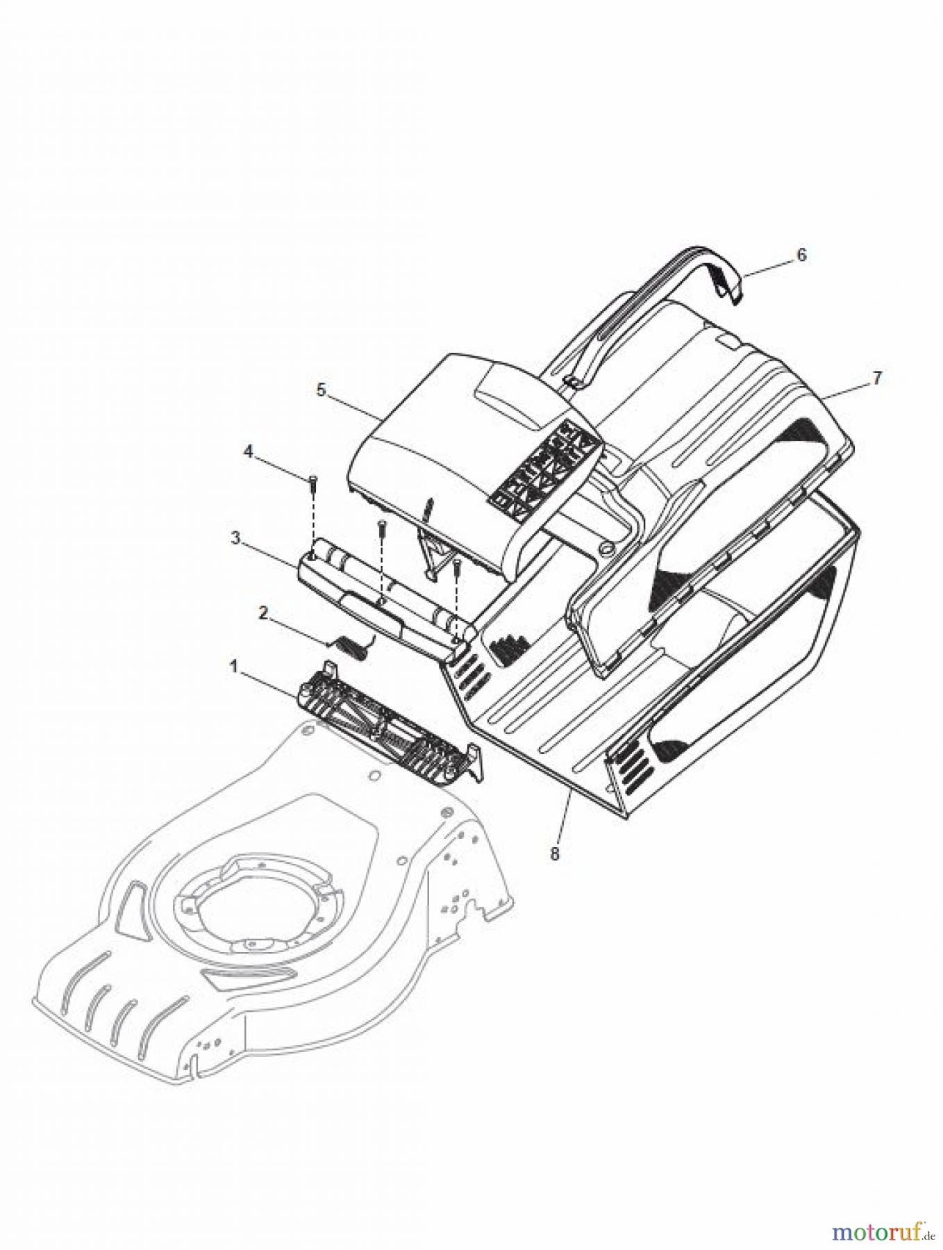 Global Garden Products GGP Rasenmäher Baujahr 2017 Benzin Mit Antrieb 2017 CRL-CSL 484 S - CRL-CSL 484 SQ Grass-Catcher
