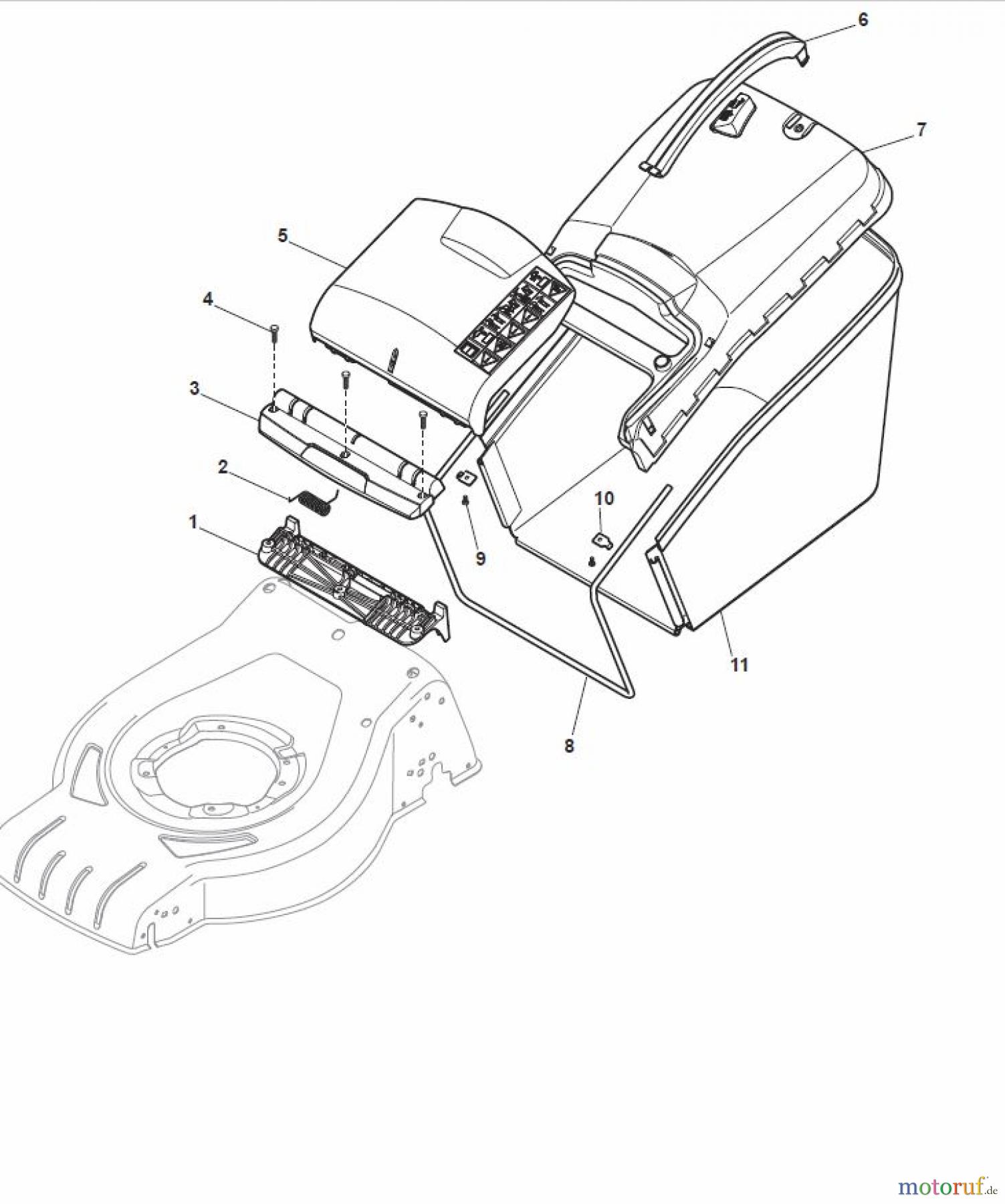 Global Garden Products GGP Rasenmäher Baujahr 2017 Benzin Mit Antrieb 2017 CRL-CSL 484 S - CRL-CSL 484 SQ Grass-Catcher