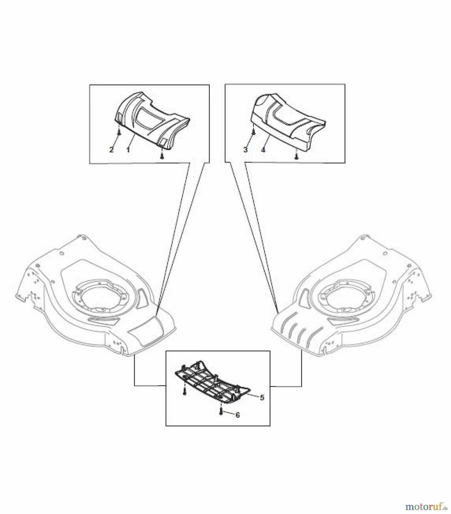 Global Garden Products GGP Rasenmäher Baujahr 2017 Benzin Mit Antrieb 2017 CRL-CSL 484 WS - CRL-CSL 484 WSQ Masks