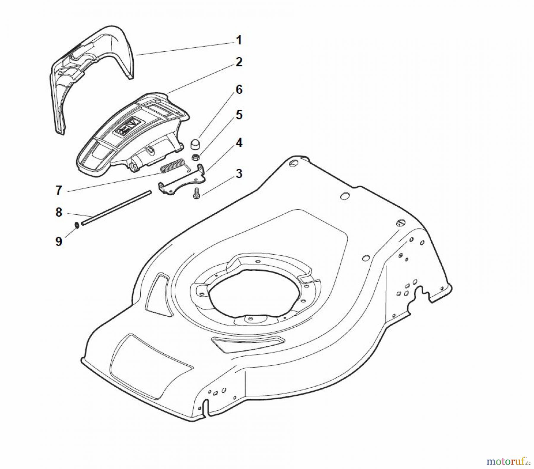 Global Garden Products GGP Rasenmäher Baujahr 2017 Benzin Mit Antrieb 2017 CRL-CSL 484 WS - CRL-CSL 484 WSQ Protection, Belt