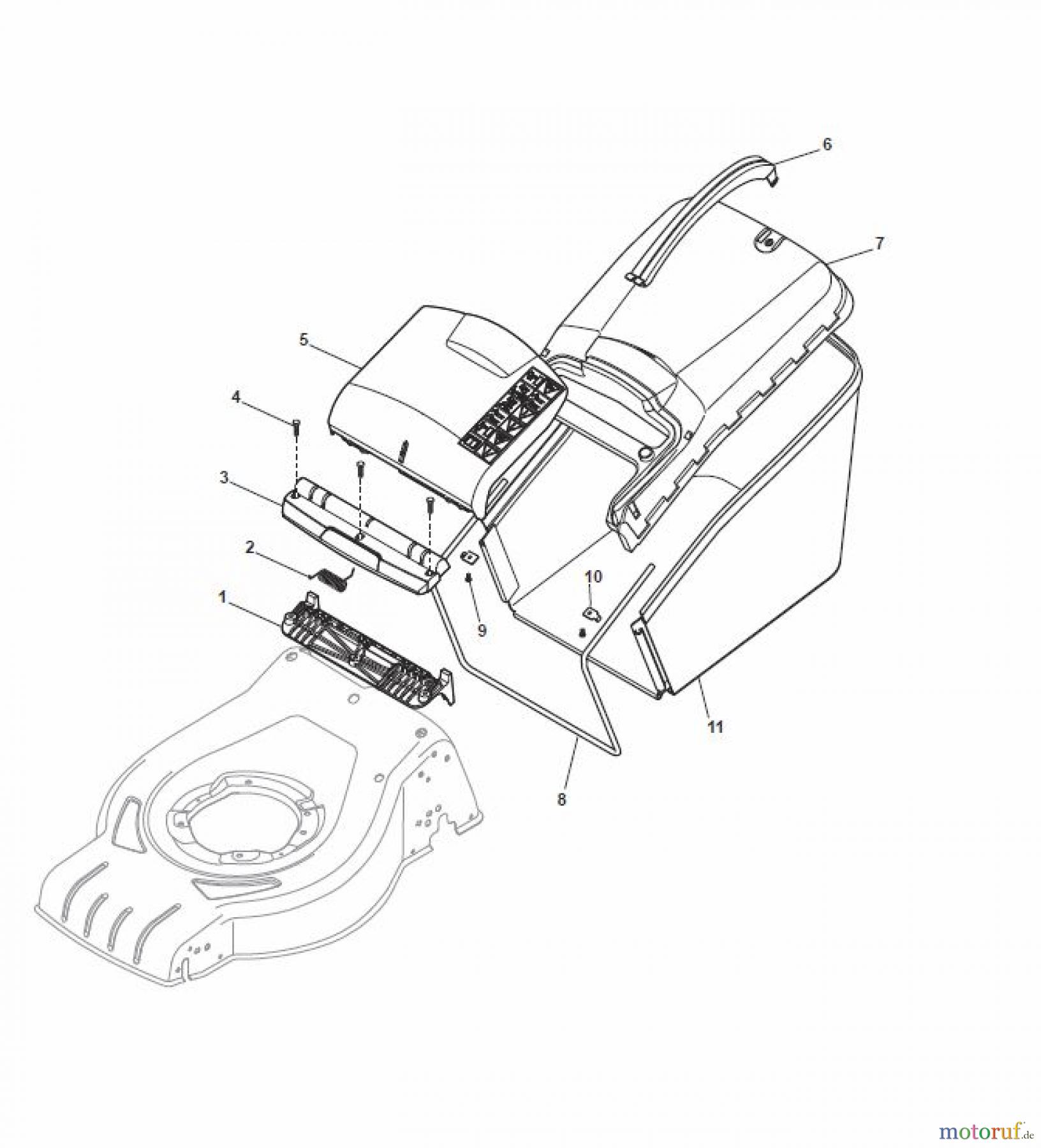 Global Garden Products GGP Rasenmäher Baujahr 2017 Benzin Mit Antrieb 2017 CRL-CSL 484 WS - CRL-CSL 484 WSQ Grass-Catcher