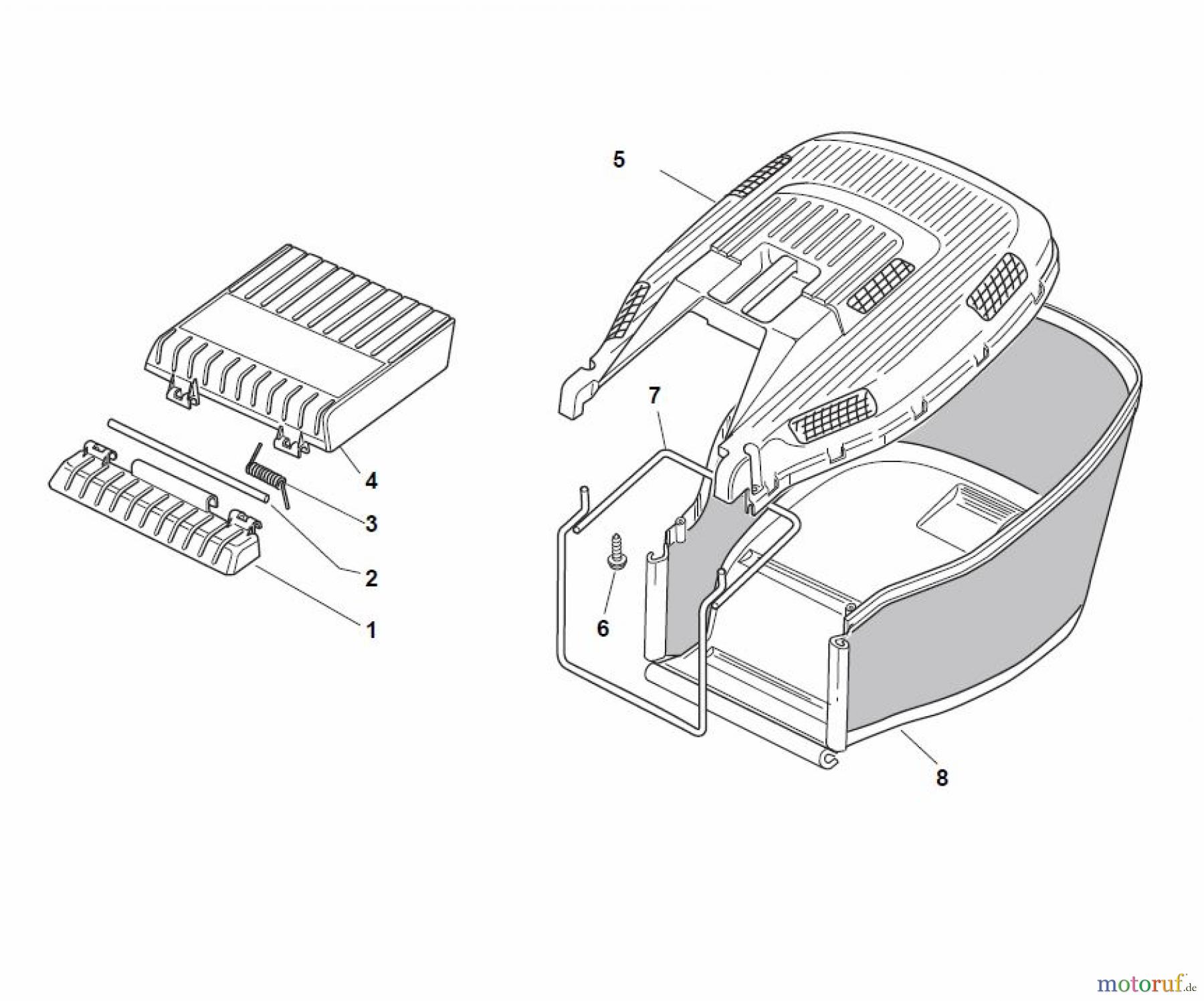  Global Garden Products GGP Rasenmäher Baujahr 2017 Benzin Mit Antrieb 2017 ES 464 TR Grass-Catcher