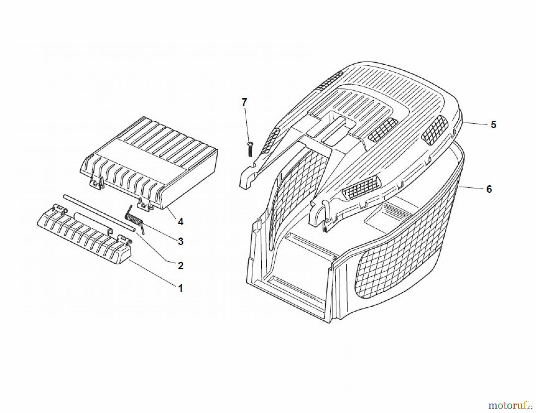 Global Garden Products GGP Rasenmäher Baujahr 2017 Benzin Mit Antrieb 2017 ES 464 TR Grass-Catcher