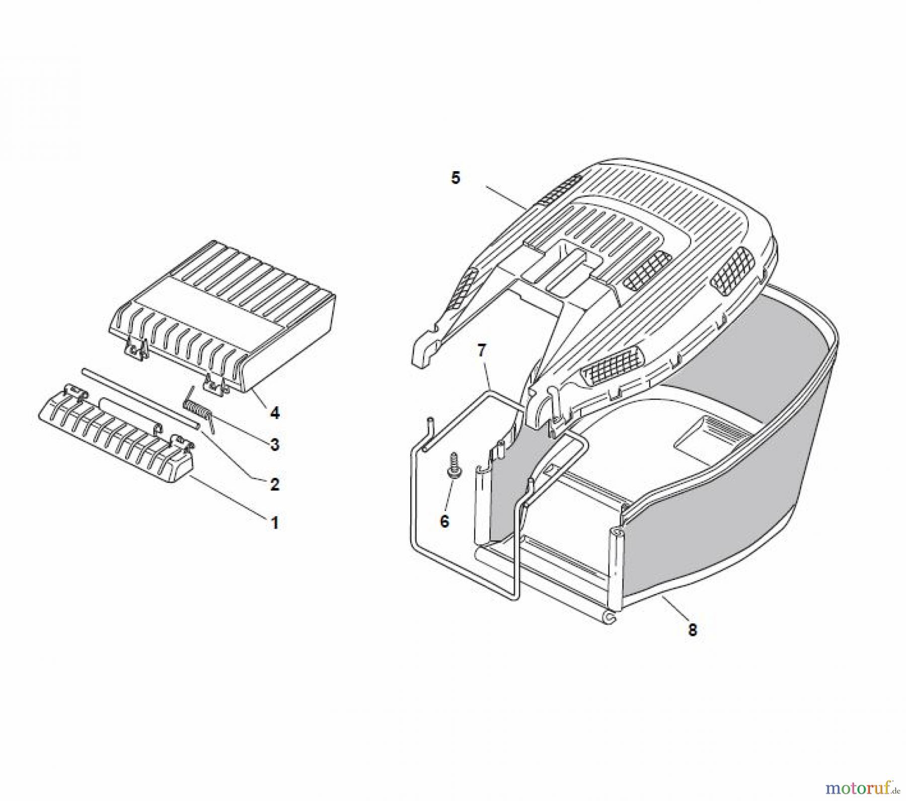 Global Garden Products GGP Rasenmäher Baujahr 2017 Benzin Mit Antrieb 2017 ES 534 TR Grass-Catcher