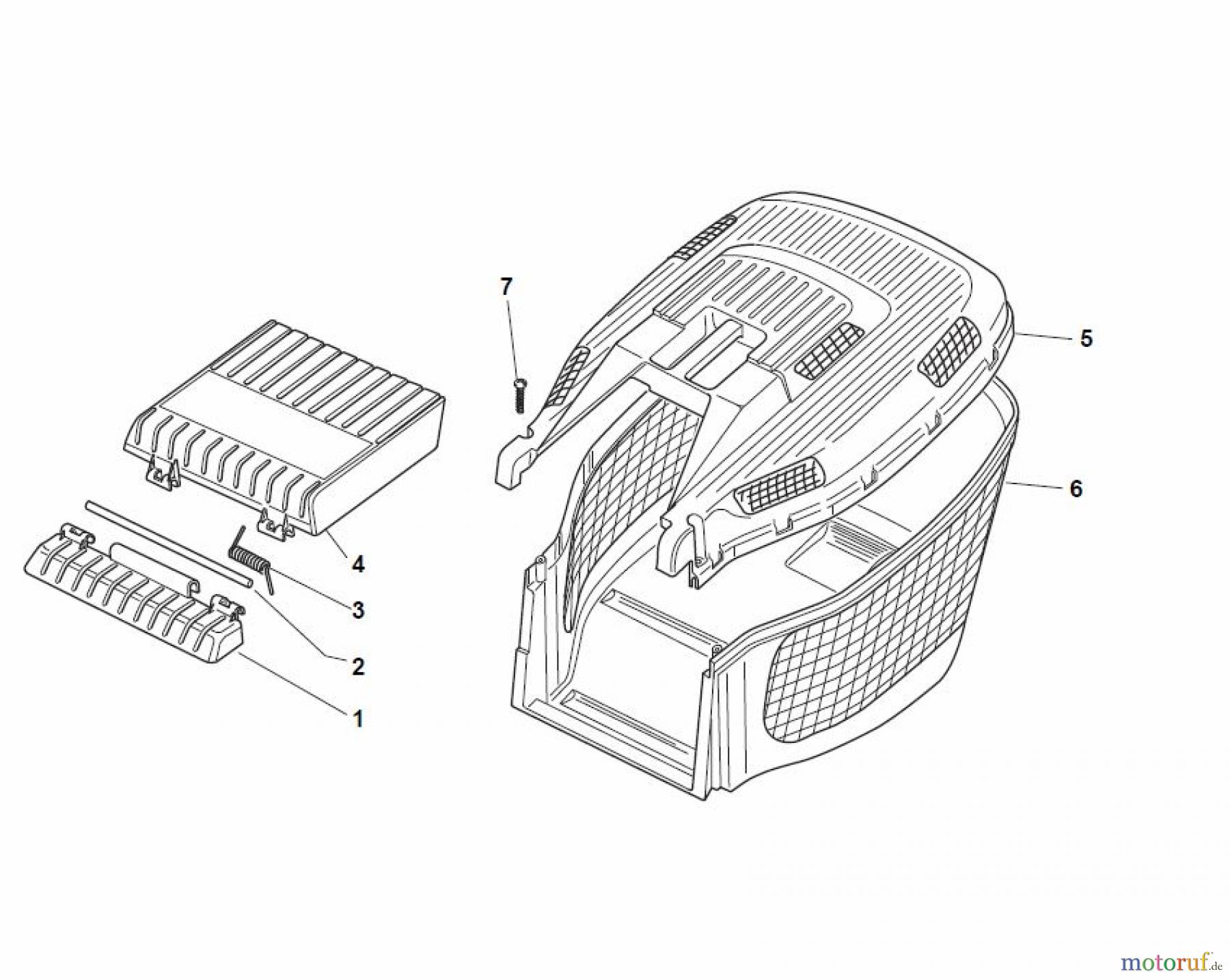 Global Garden Products GGP Rasenmäher Baujahr 2017 Benzin Mit Antrieb 2017 ES 534 TR Grass-Catcher