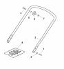 Global Garden Products GGP Baujahr 2017 Benzin Mit Antrieb 2017 ESL 464 TR Ersatzteile Handle, Lower Part